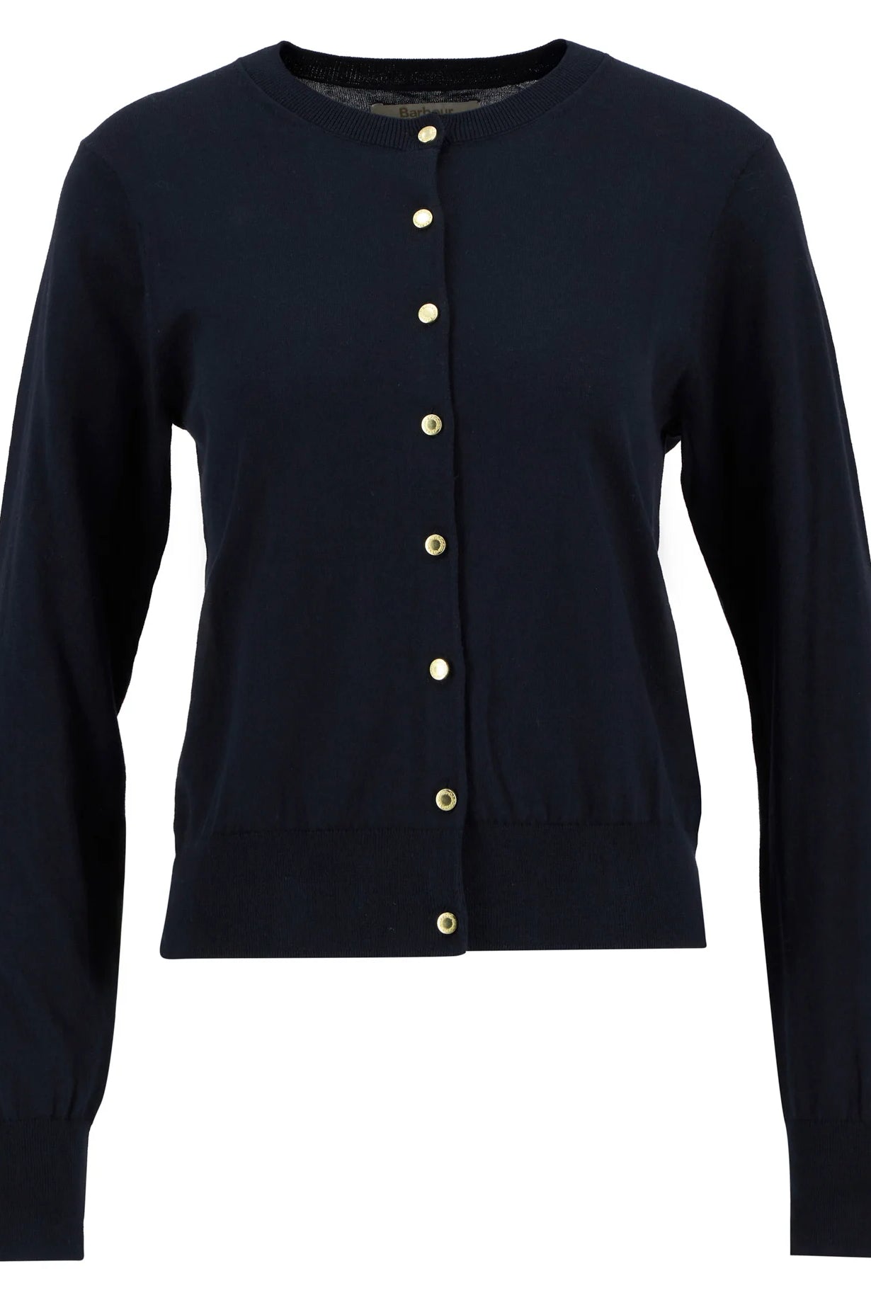 Barbour Navy Wisteria Knitted Cardigan #Colour_Navy