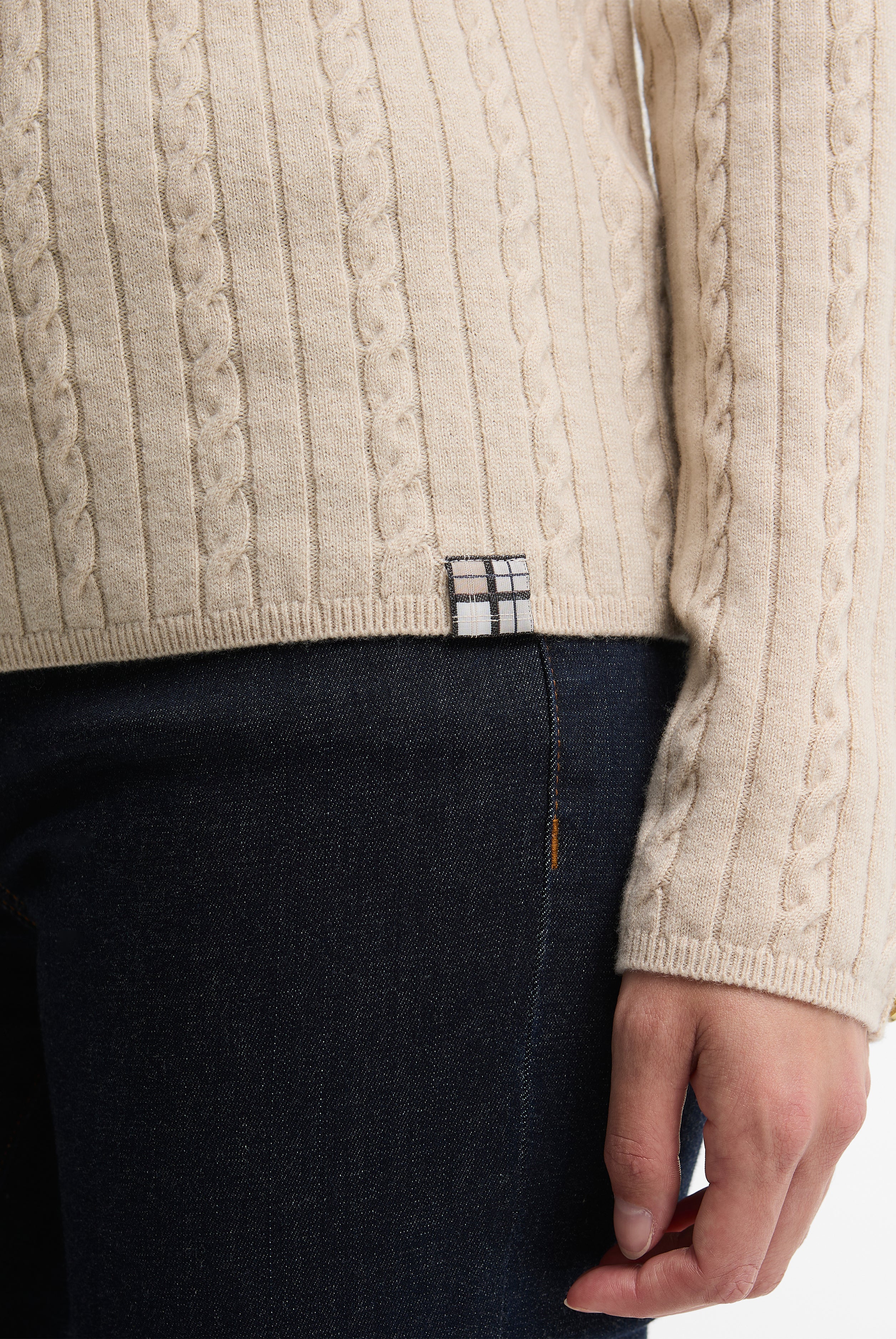 Barbour Georgette Knitted Jumper #Colour_Birch