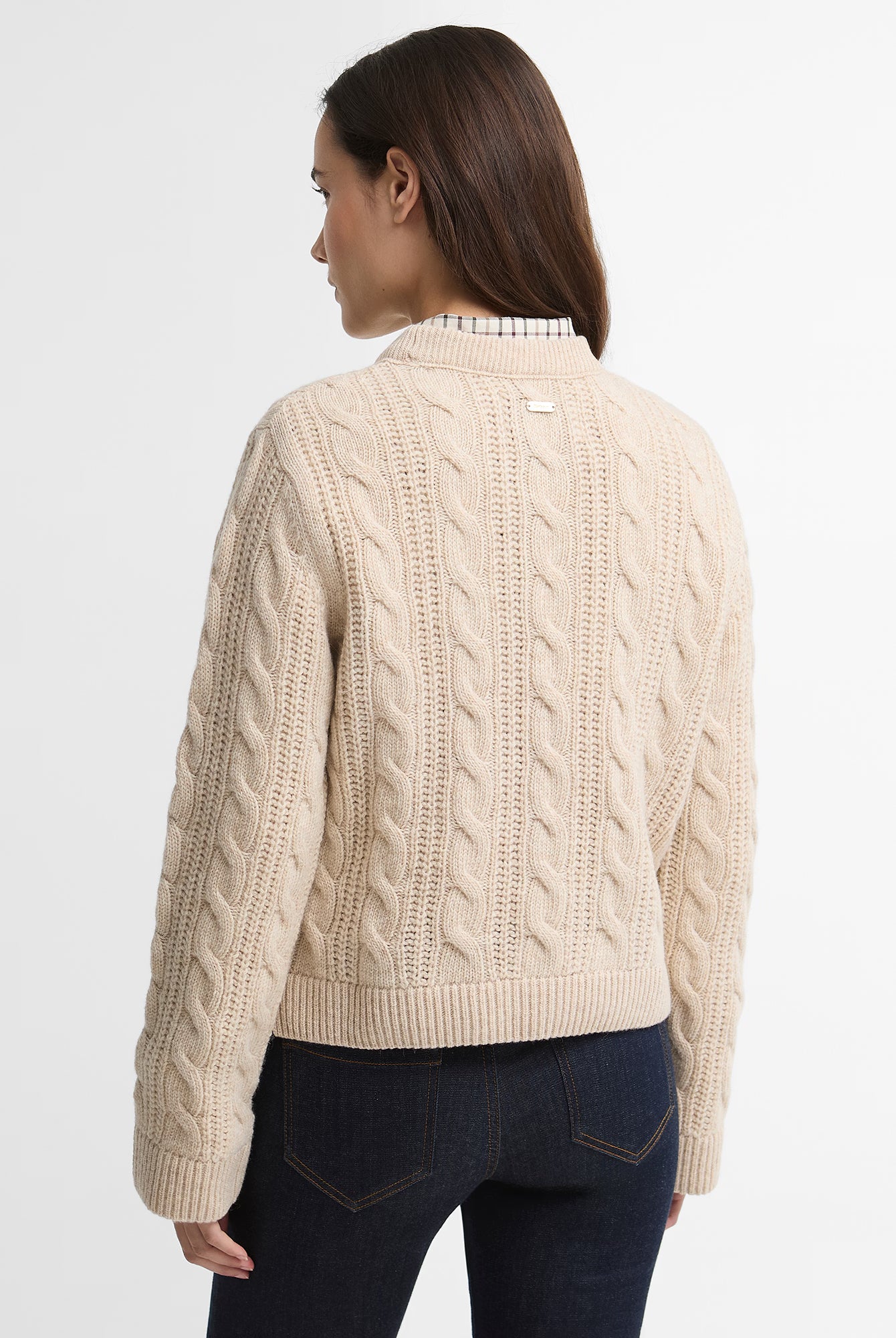 Barbour Joan Knitted Jumper #Colour_Birch
