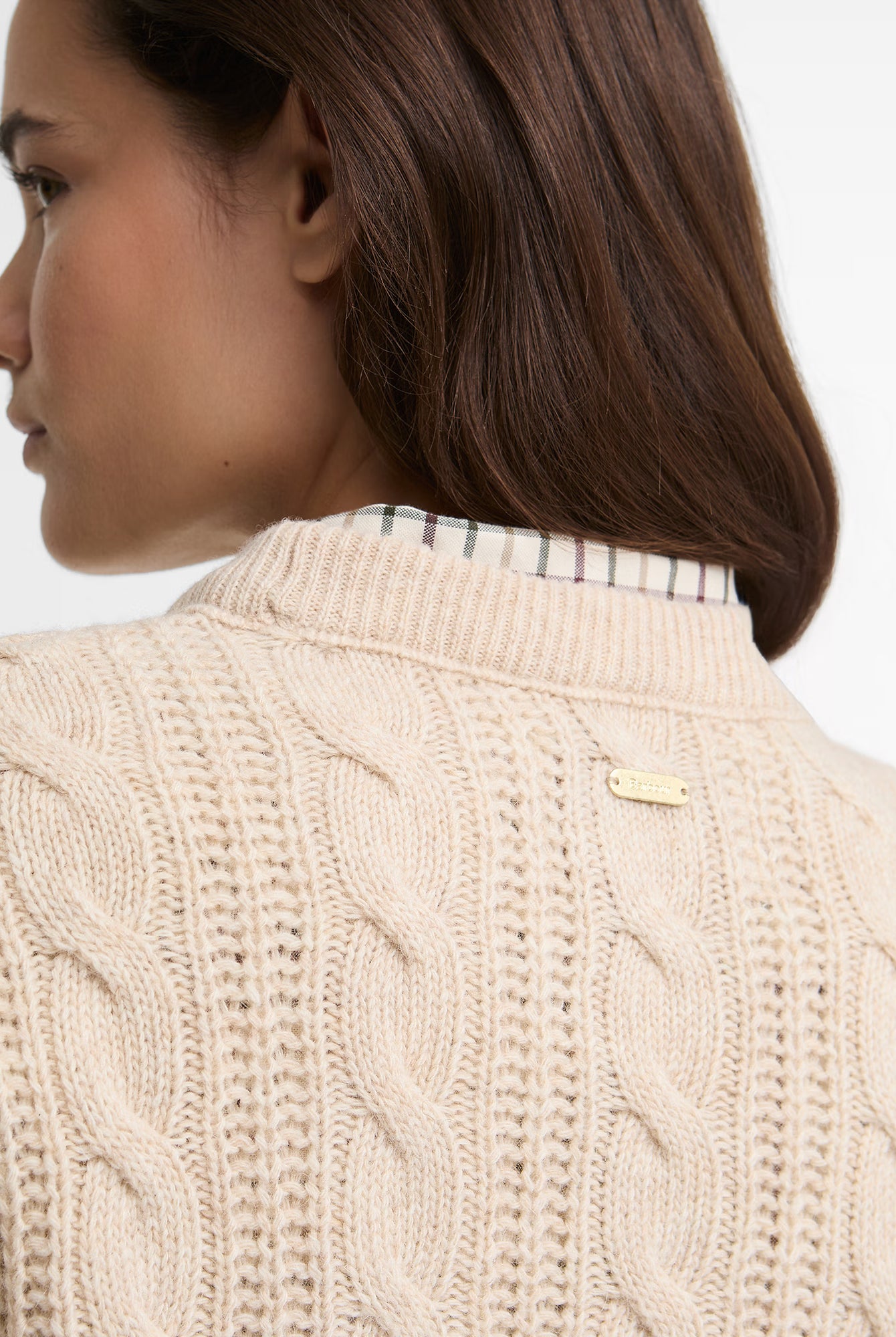 Barbour Joan Knitted Jumper #Colour_Birch