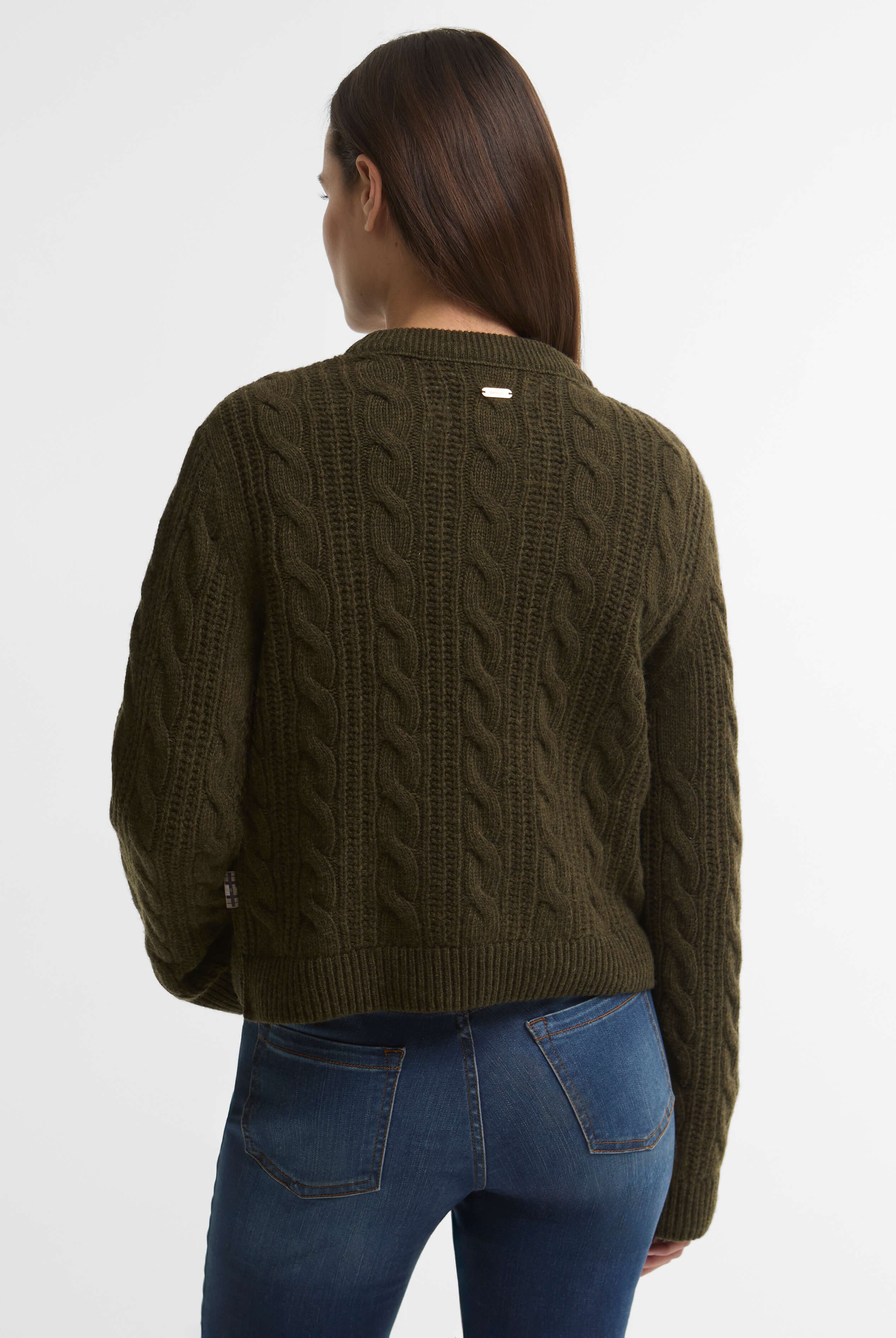 Barbour Joan Knitted Jumper #Colour_Olive
