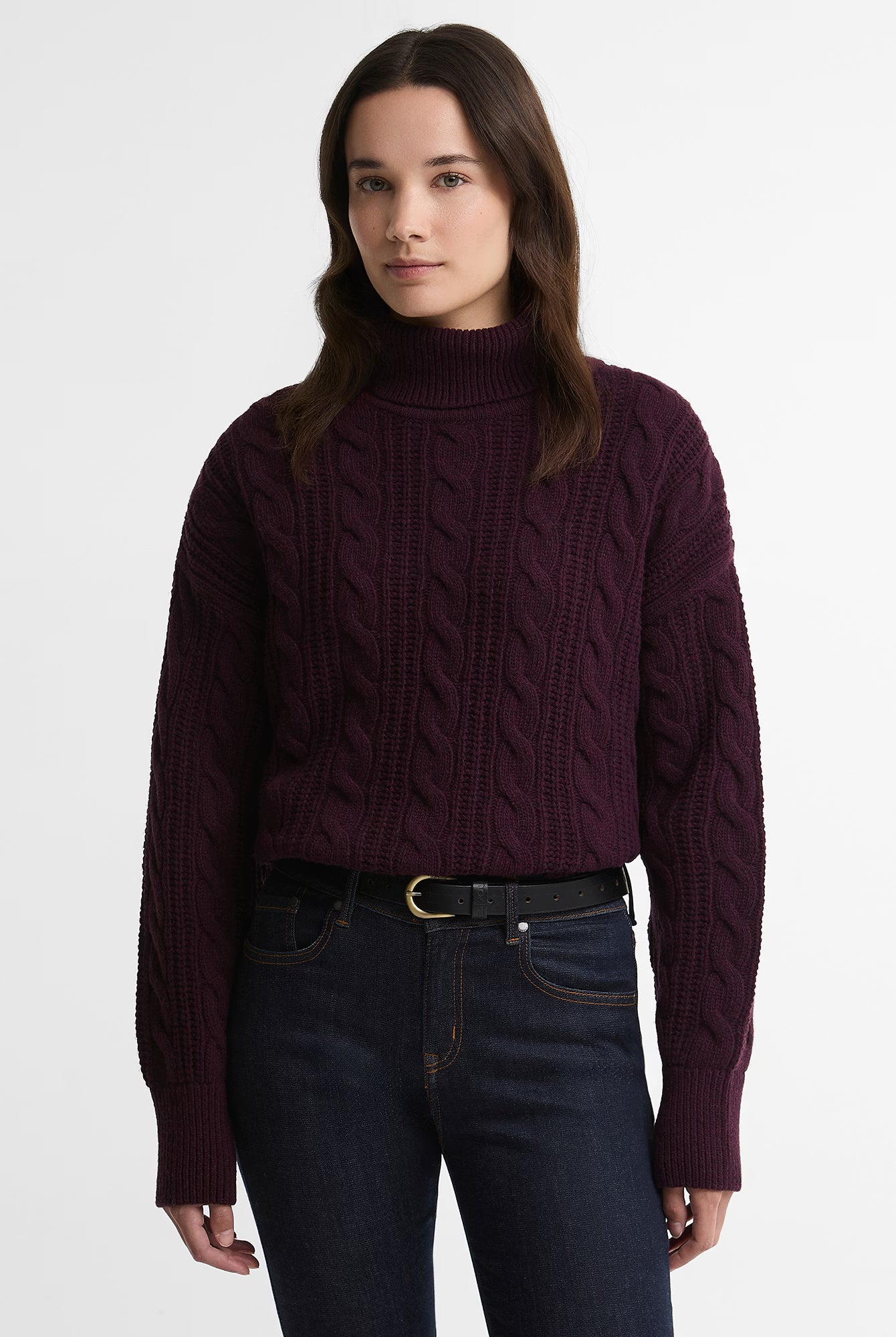 Barbour Agatha Knitted Jumper #Colour_Fig