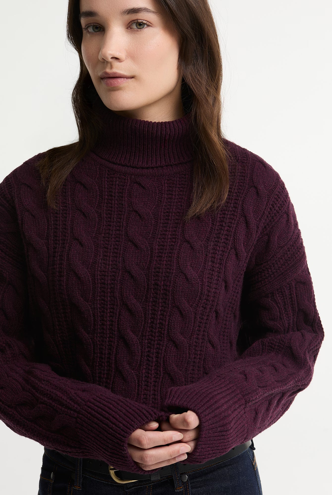 Barbour Agatha Knitted Jumper #Colour_Fig