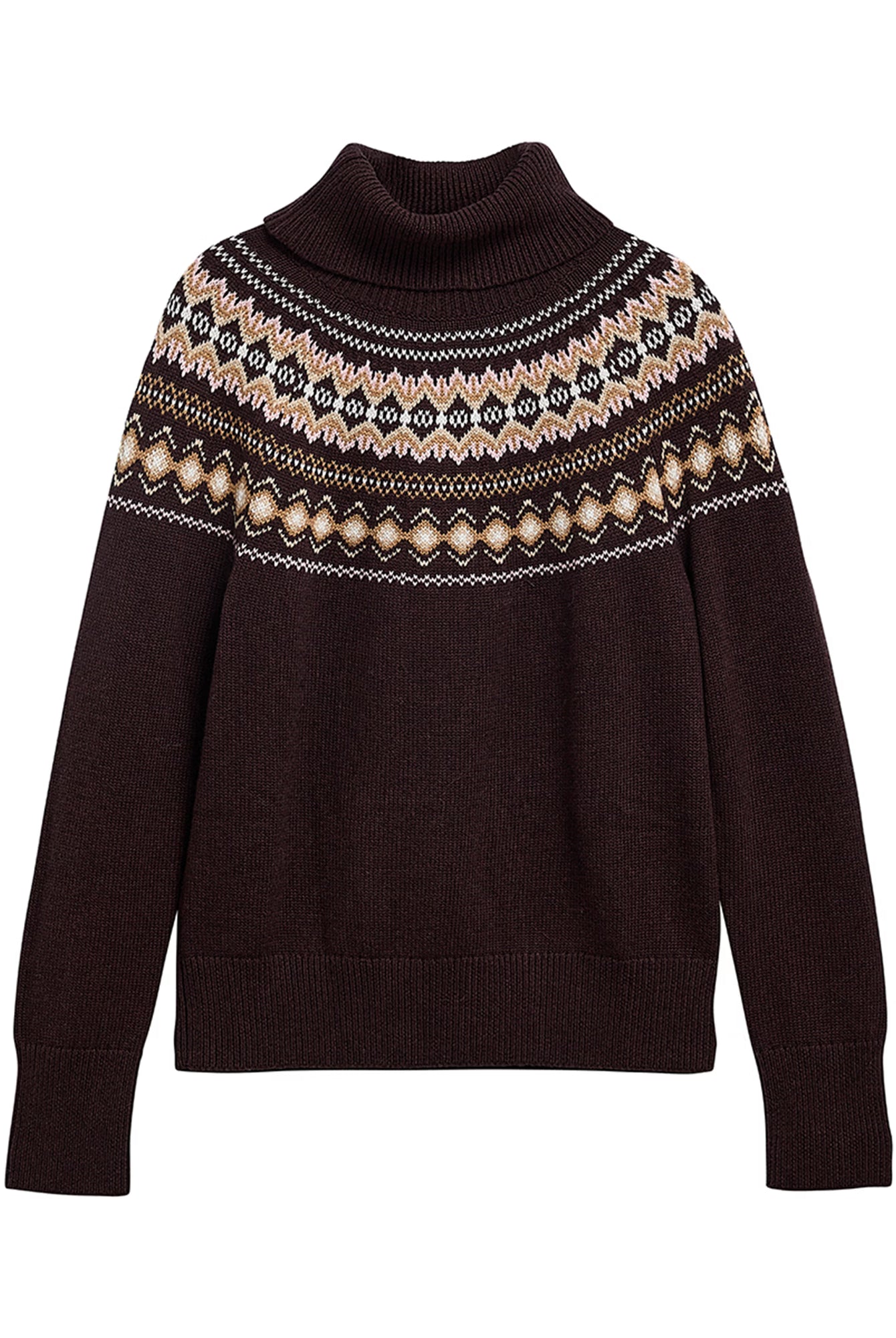 Barbour Darwen Knitted Jumper #Colour_Seal Brown