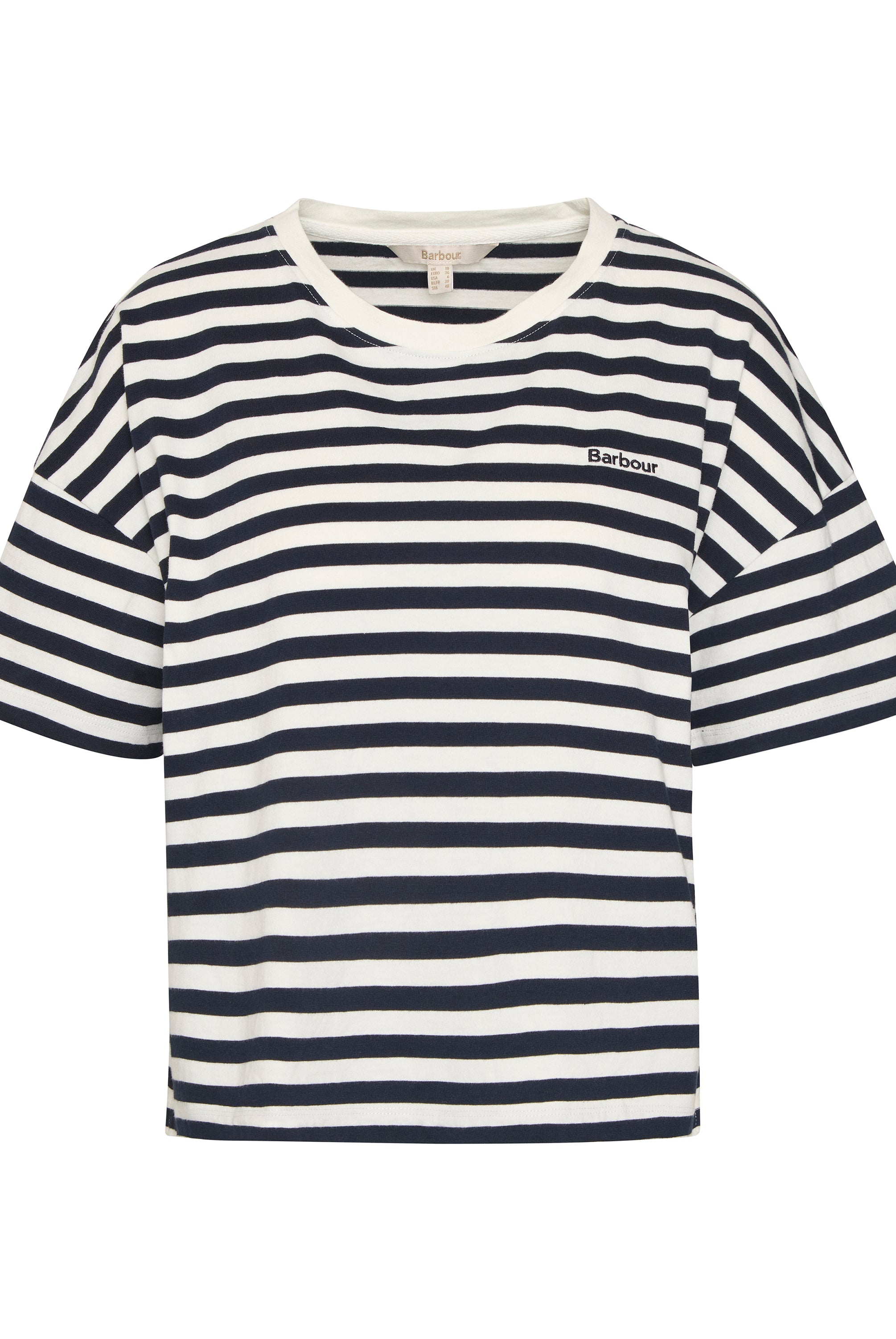 Barbour Navy Stripe Adria Top #Colour_Navy Stripe