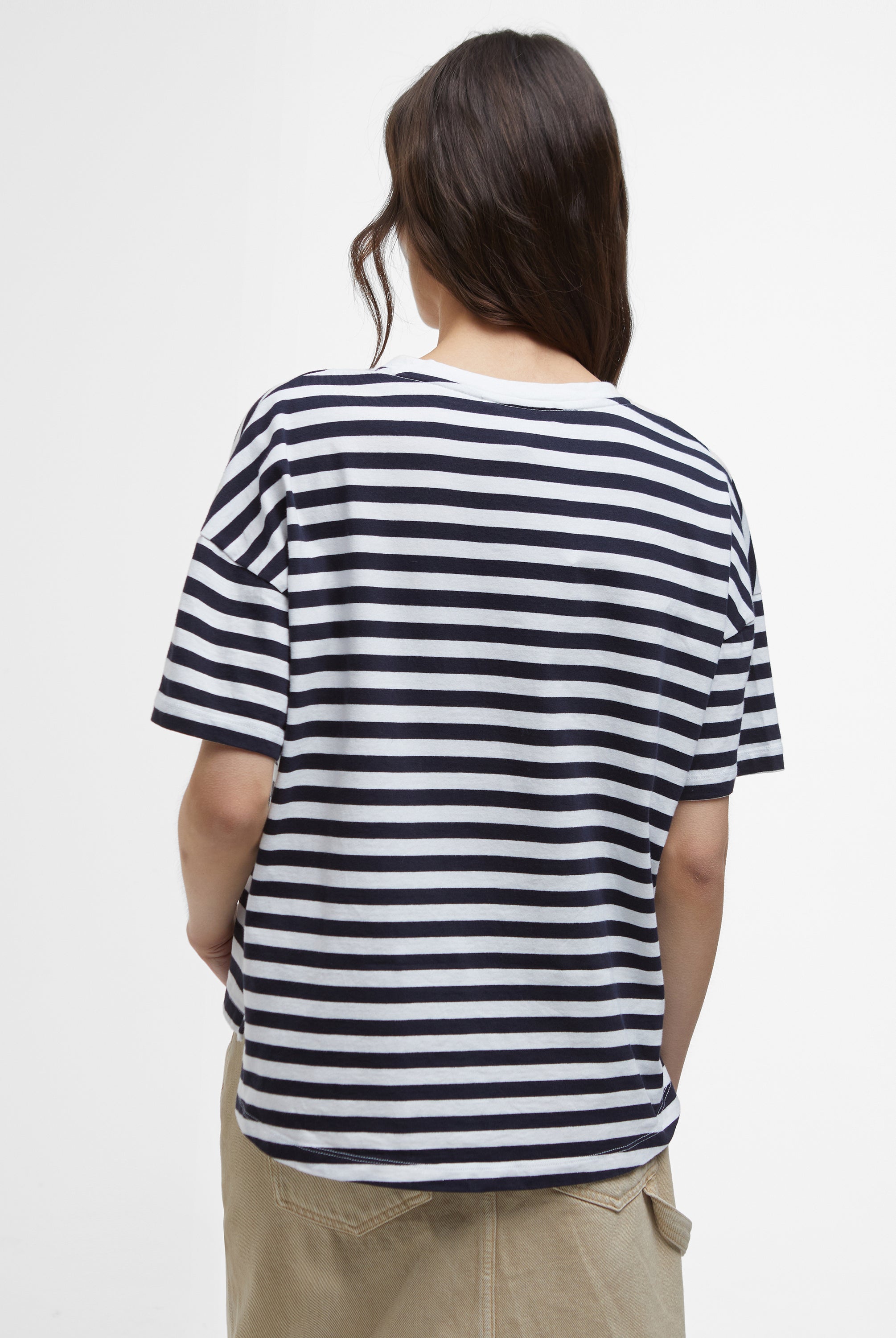 Barbour Navy Stripe Adria Top #Colour_Navy Stripe