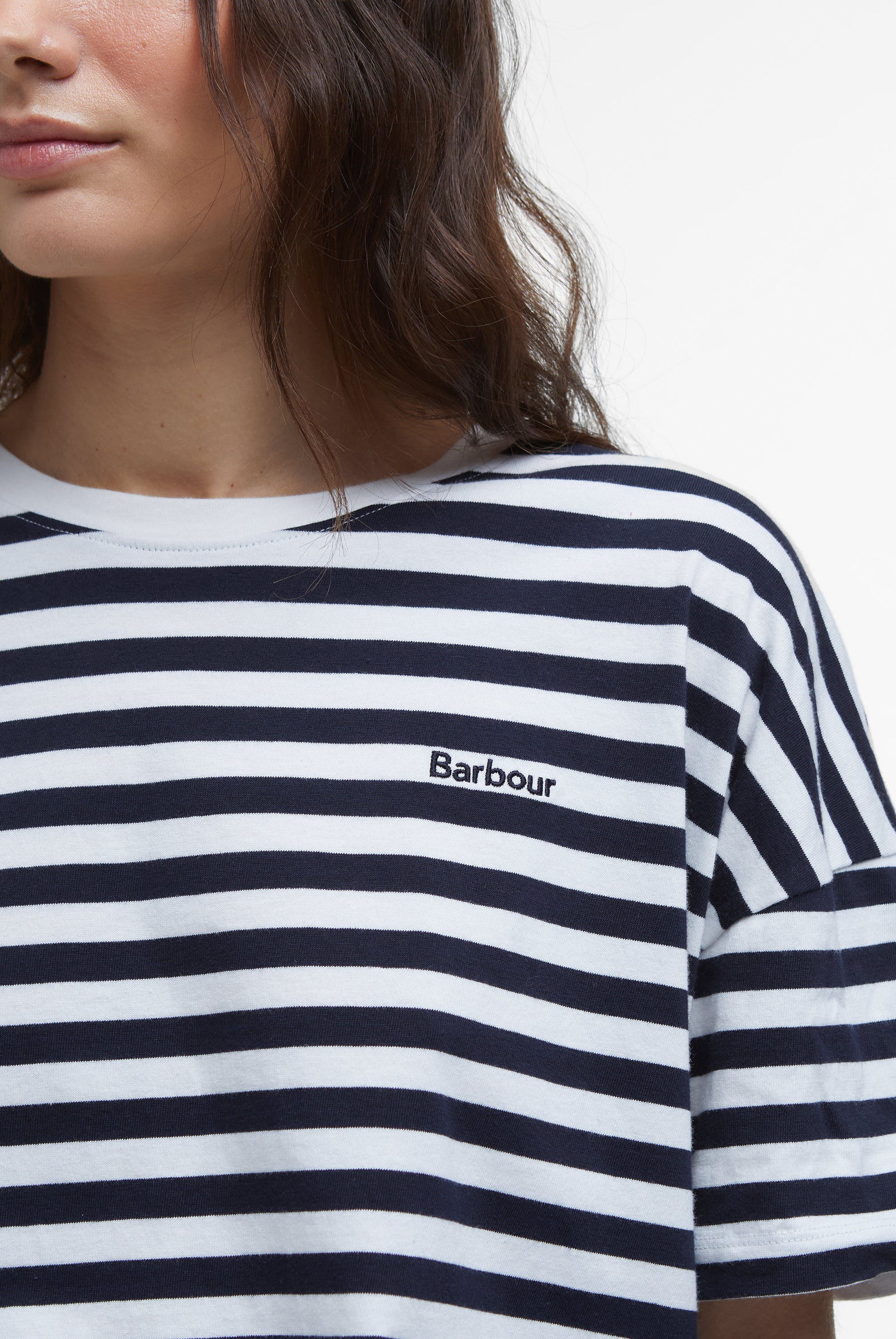 Barbour Navy Stripe Adria Top #Colour_Navy Stripe