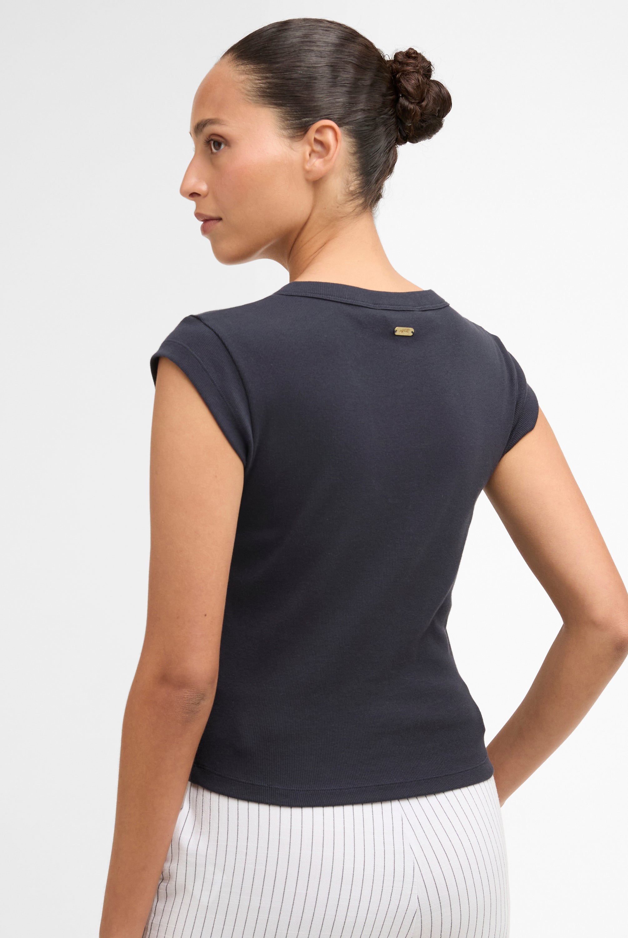 Barbour Dark Navy Verona Top #Colour_Dark Navy
