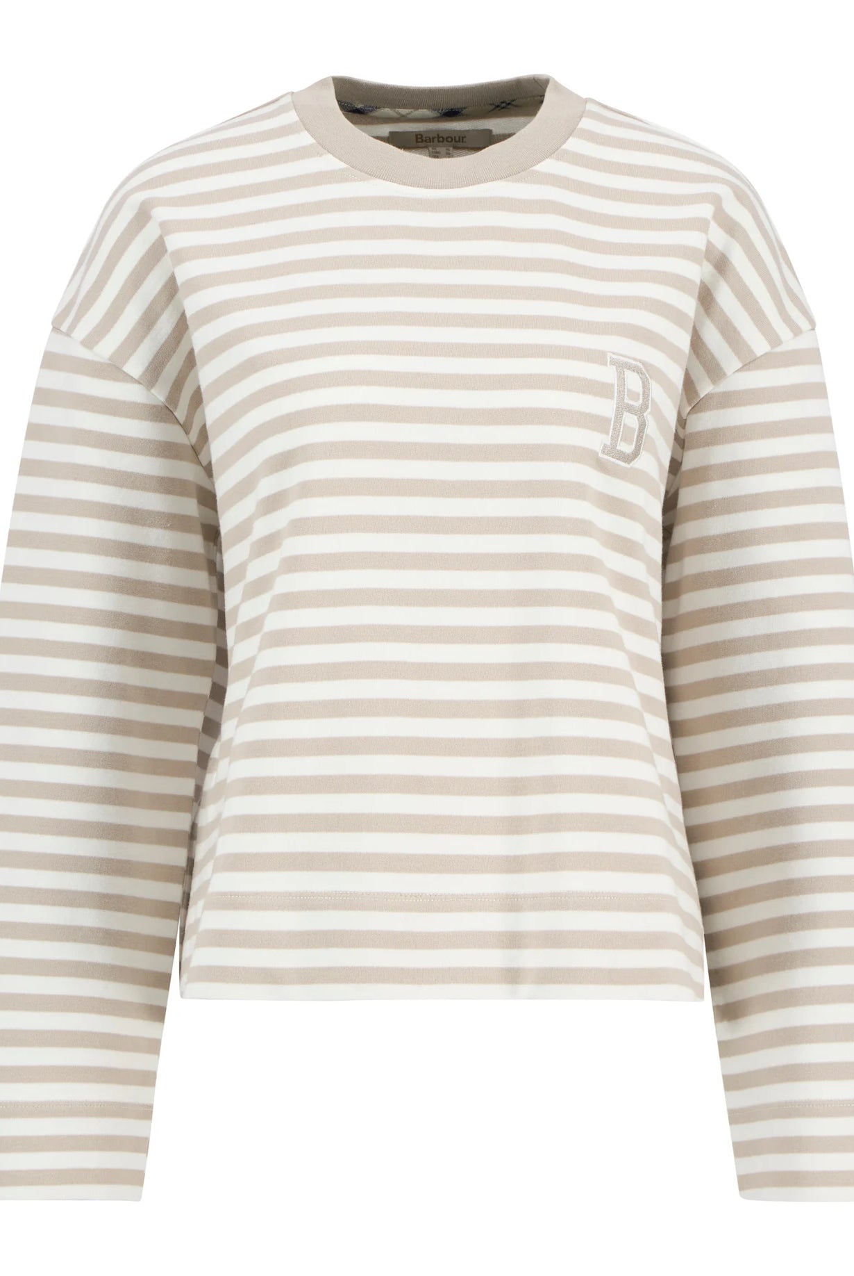 Barbour Mist Stripe Gabby Sweatshirt #Colour_Mist Stripe