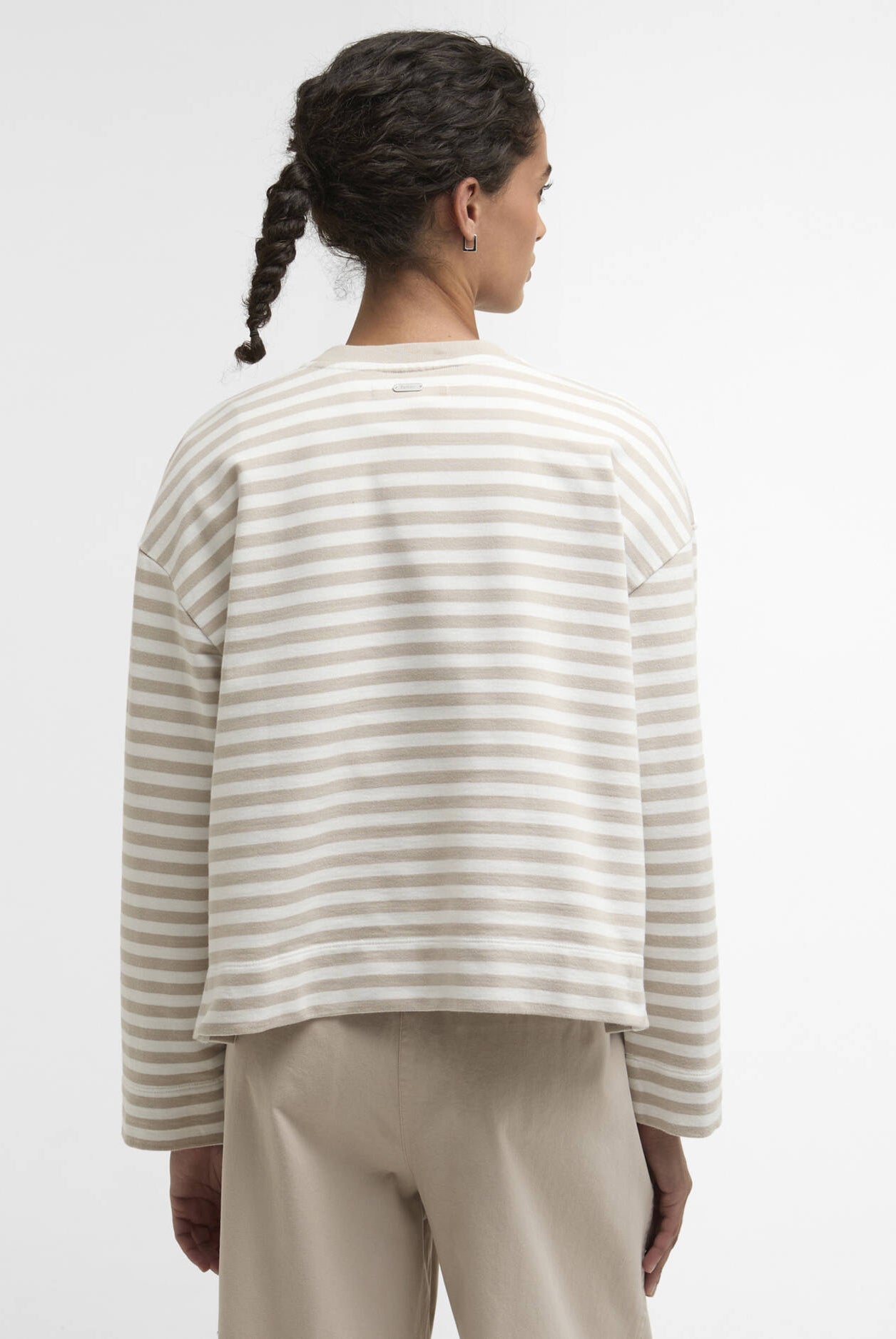 Barbour Mist Stripe Gabby Sweatshirt #Colour_Mist Stripe