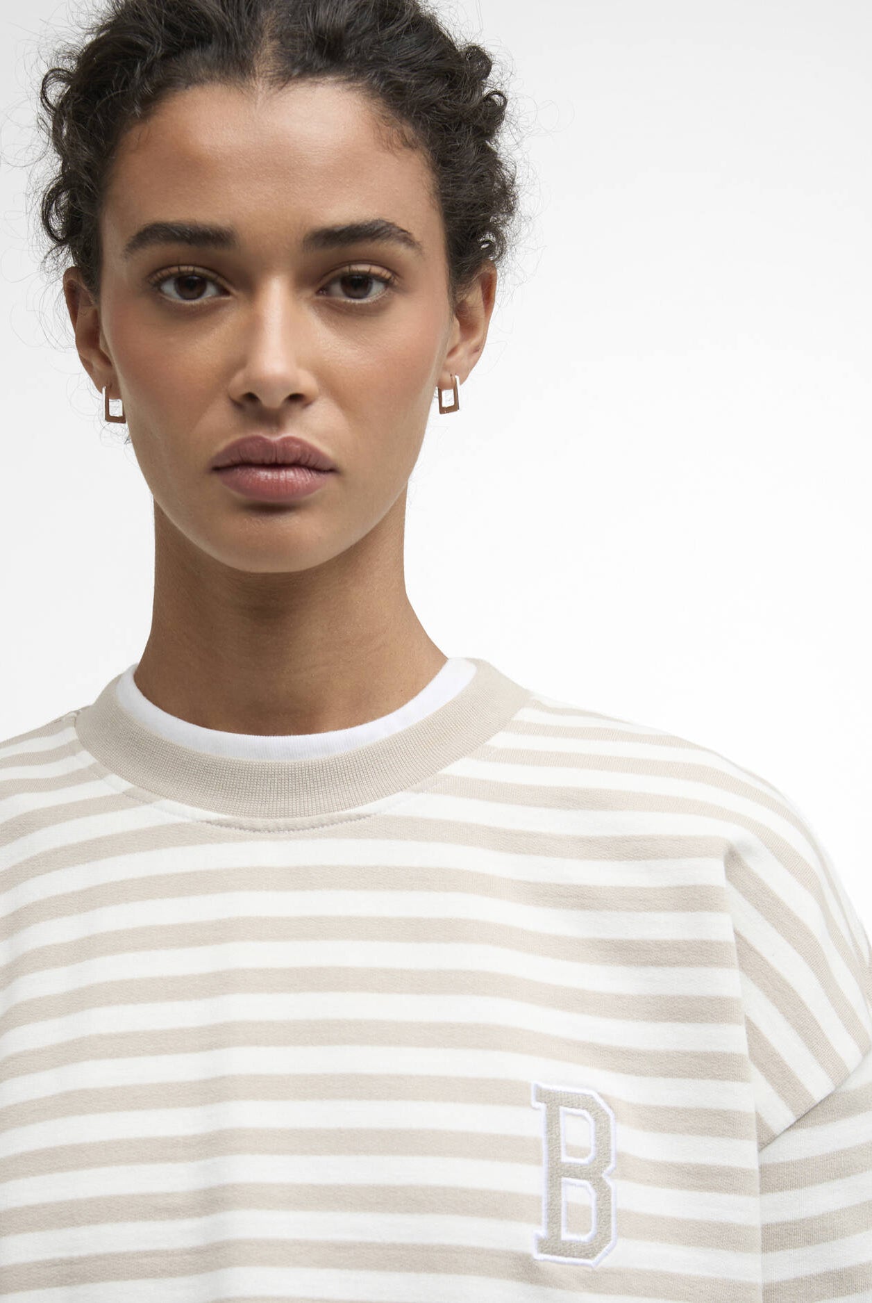 Barbour Mist Stripe Gabby Sweatshirt #Colour_Mist Stripe
