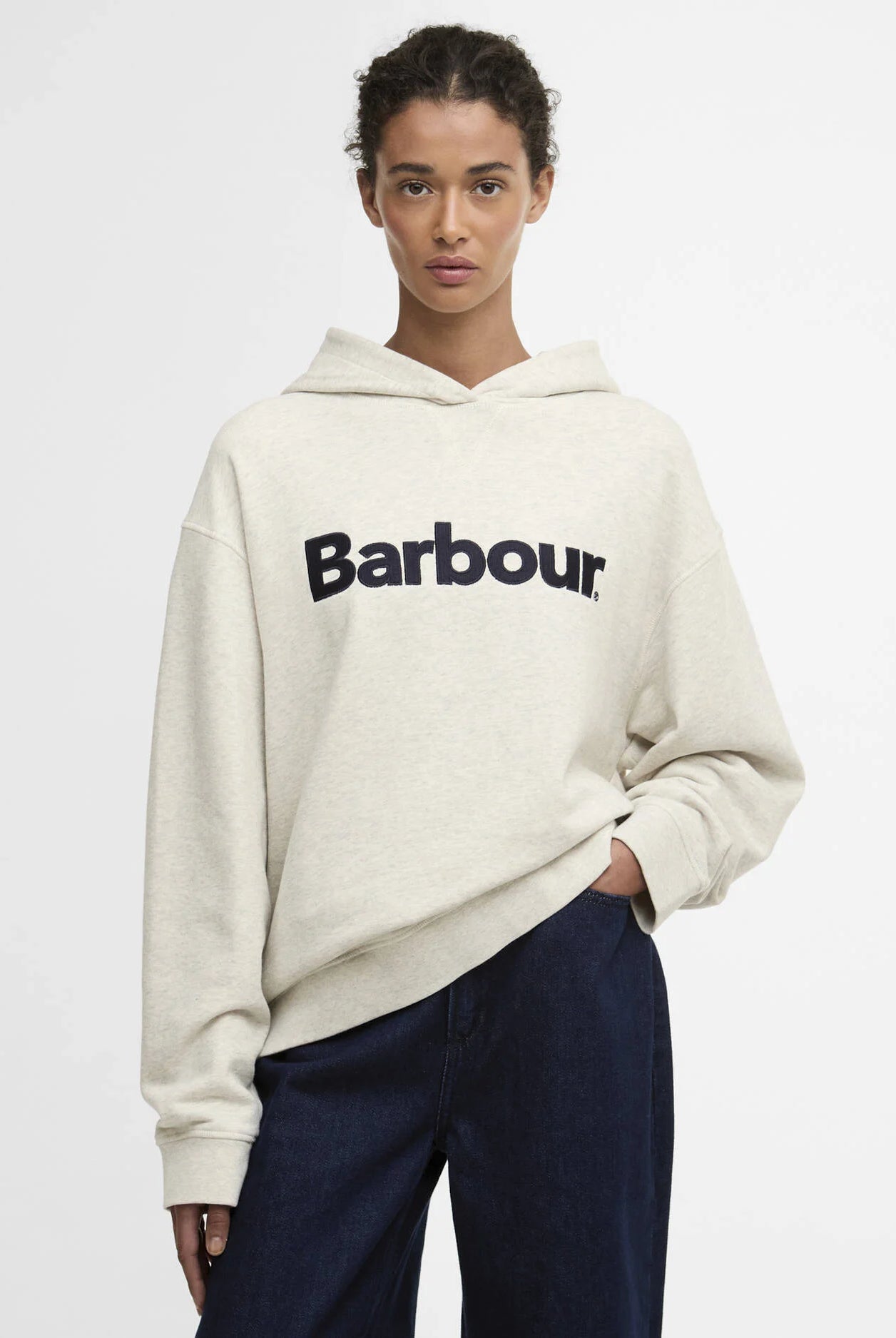 Barbour Cloud Marl Hartland Hoodie #Colour_Cloud Marl