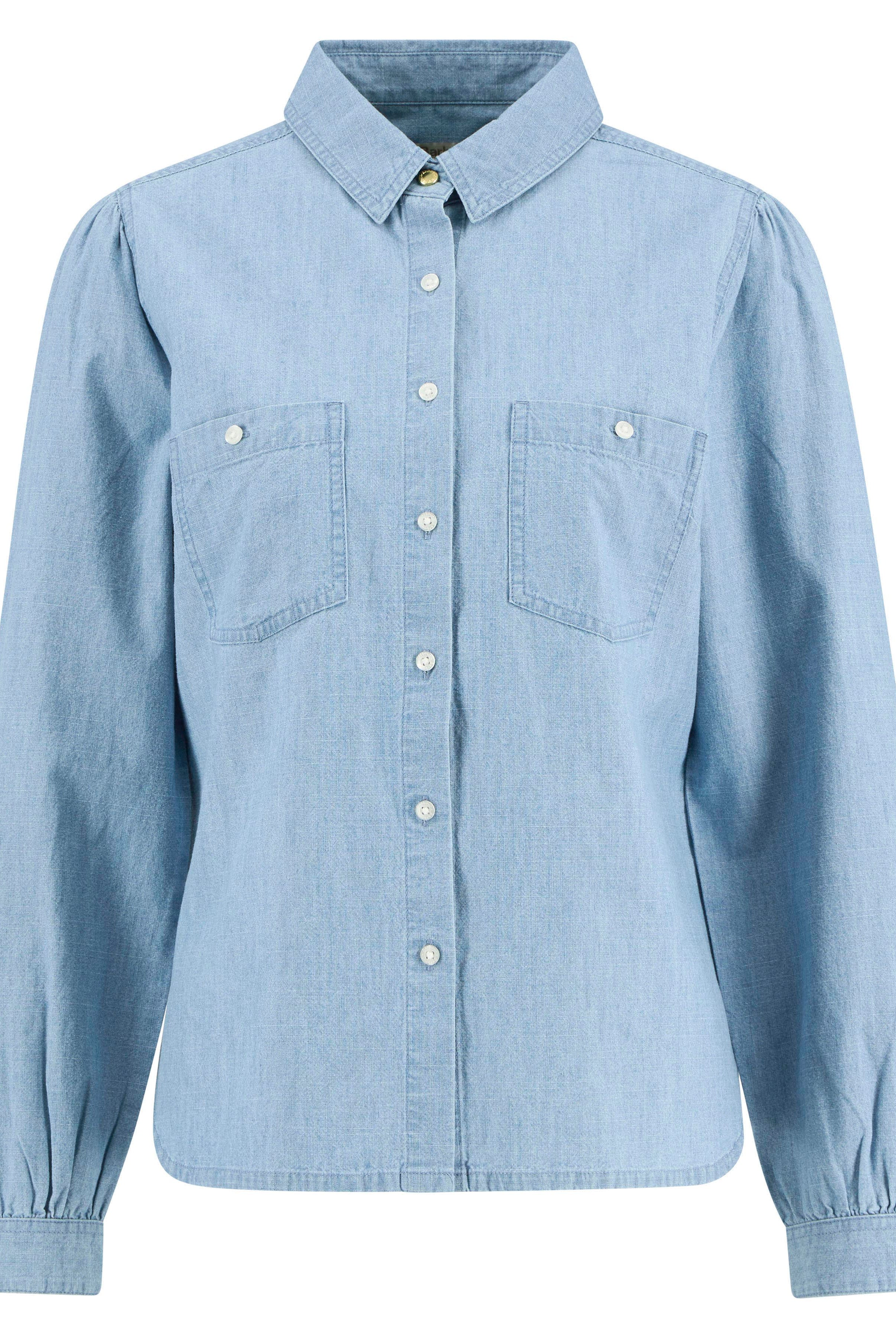 Barbour Chambray Zaria Shirt #Colour_Chambray