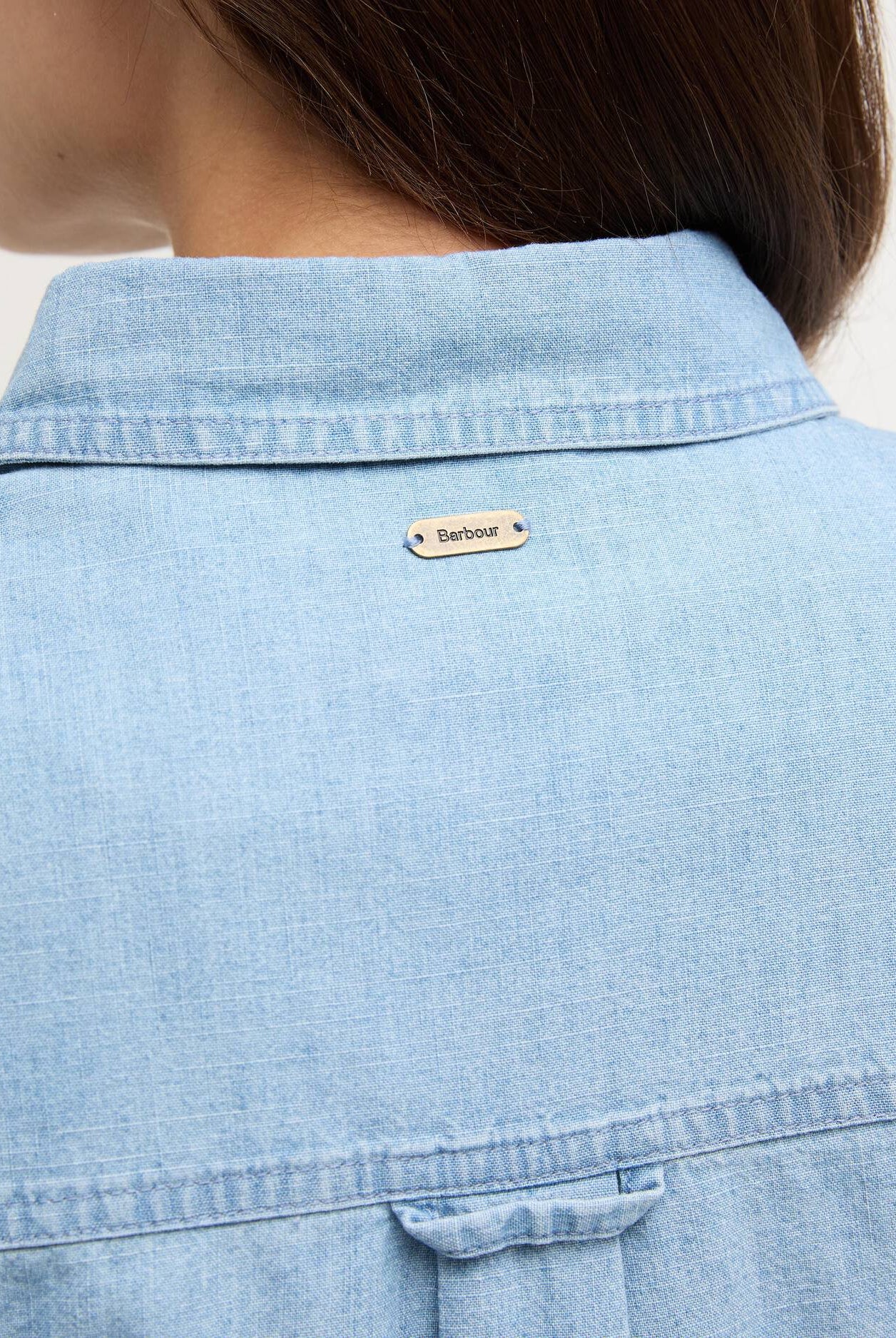 Barbour Chambray Zaria Shirt #Colour_Chambray