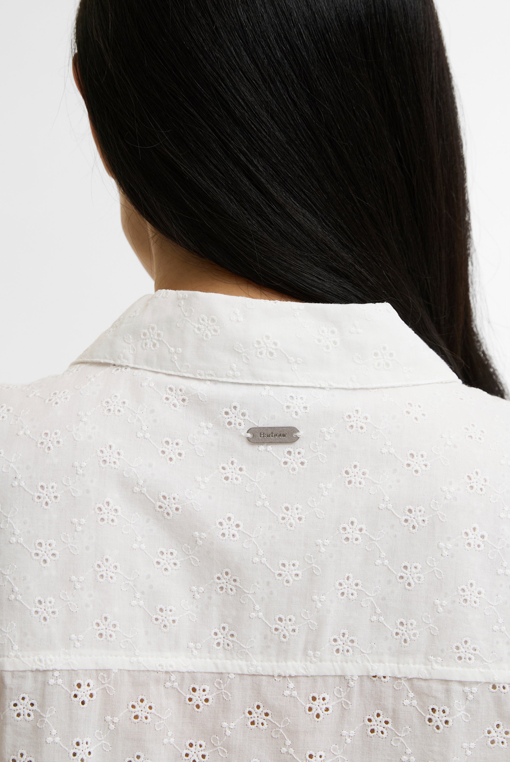 Barbour White Melody Shirt #Colour_White