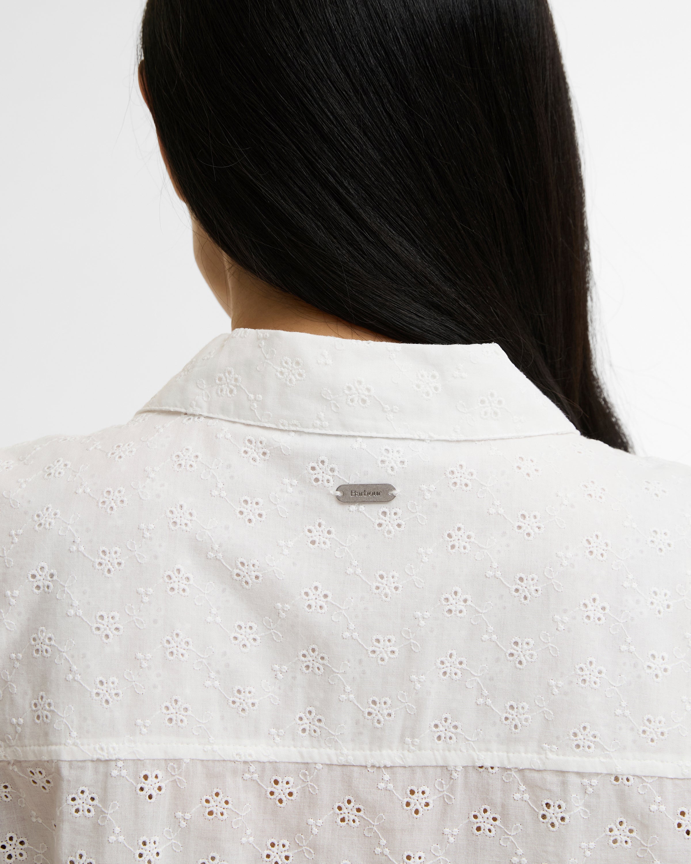 Barbour White Melody Shirt #Colour_White