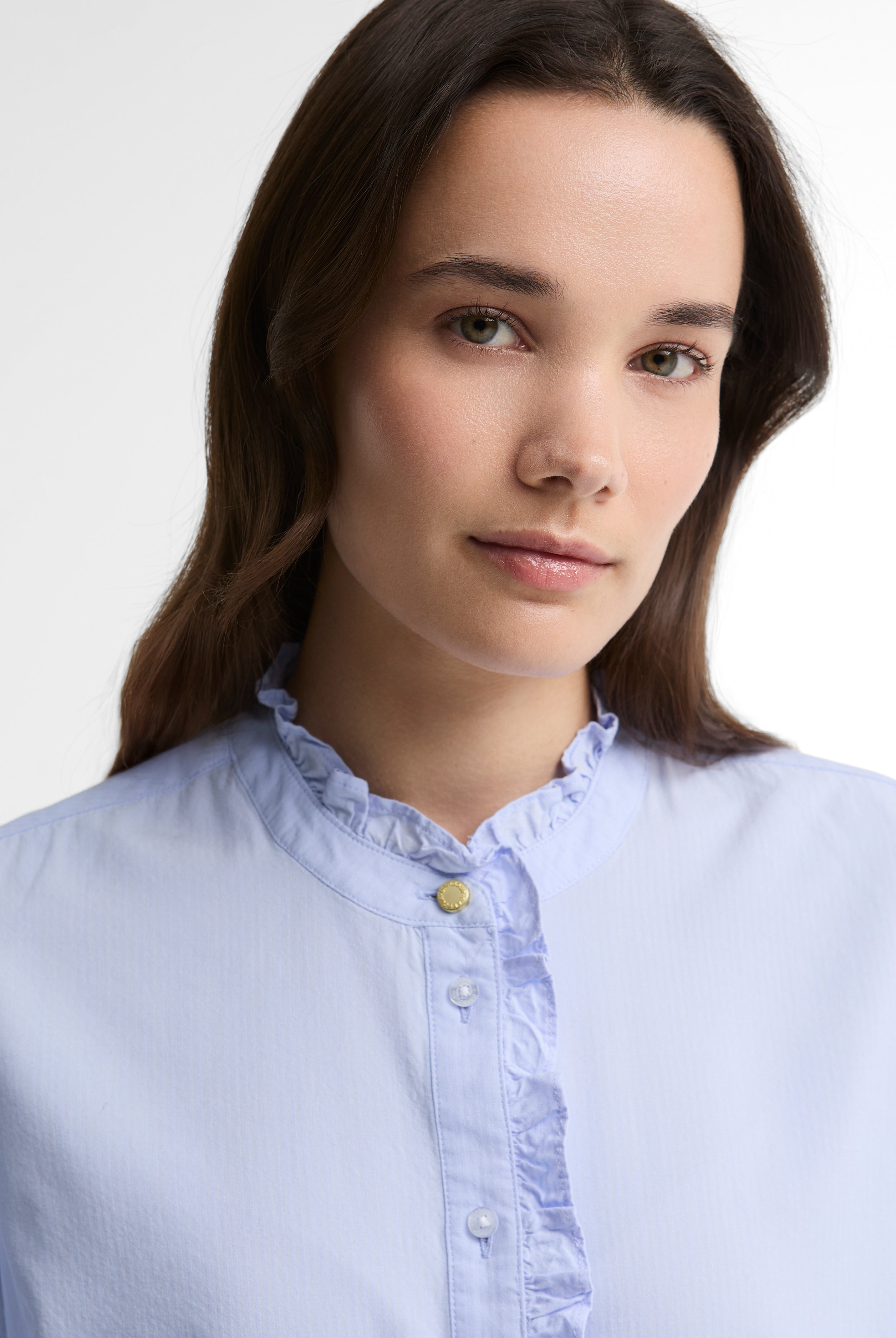 Barbour Antoinette Shirt #Colour_Pale Blue