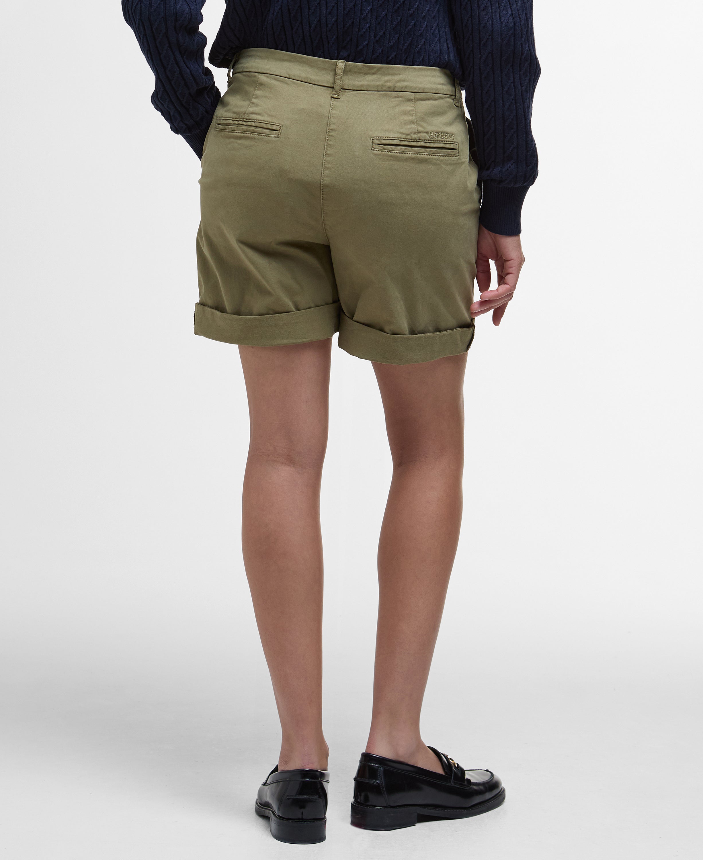 Barbour Khaki Barbour Chino Short-OUTLET #Colour_Khaki