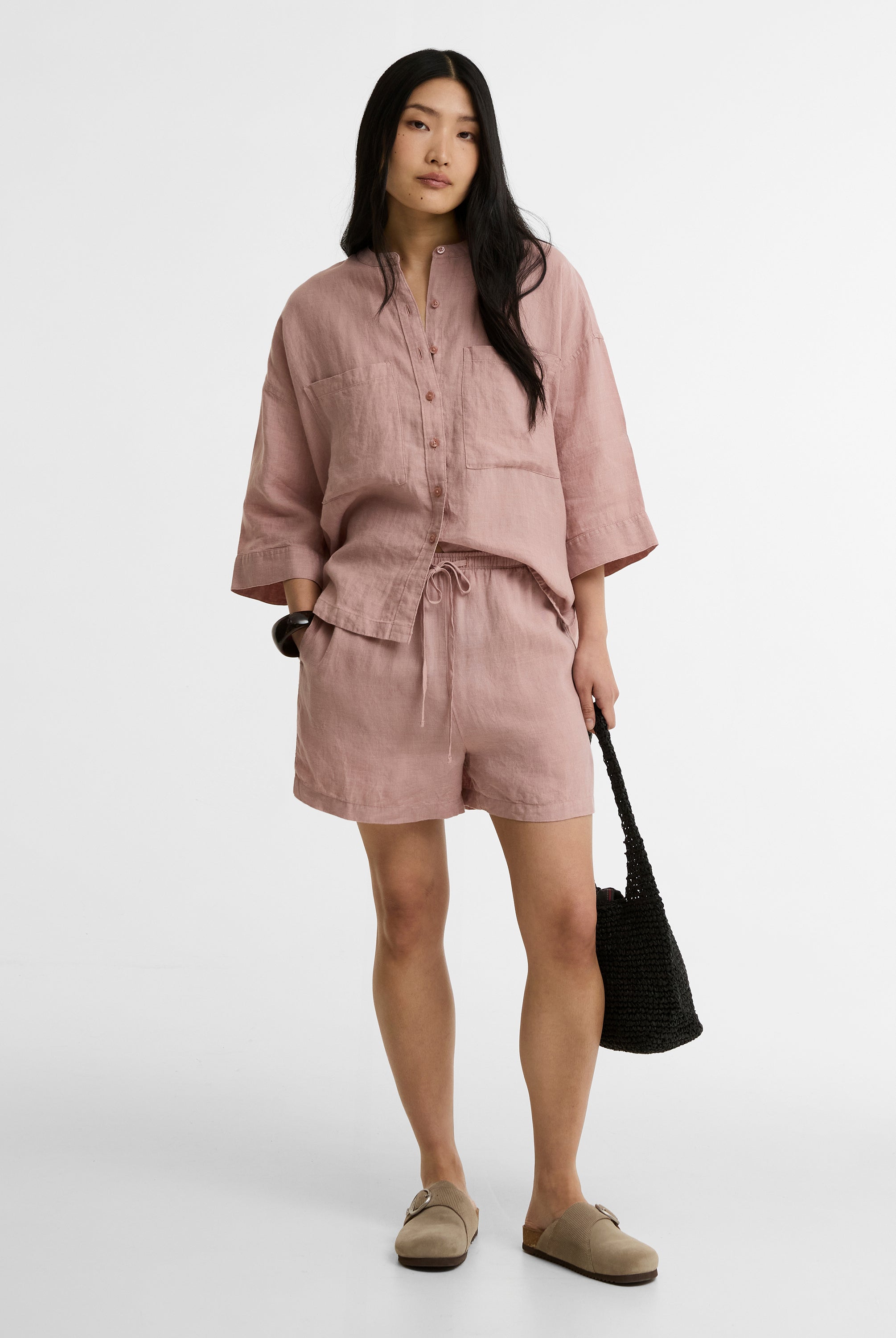 Barbour Gardenia Oakley Shorts #Colour_Gardenia