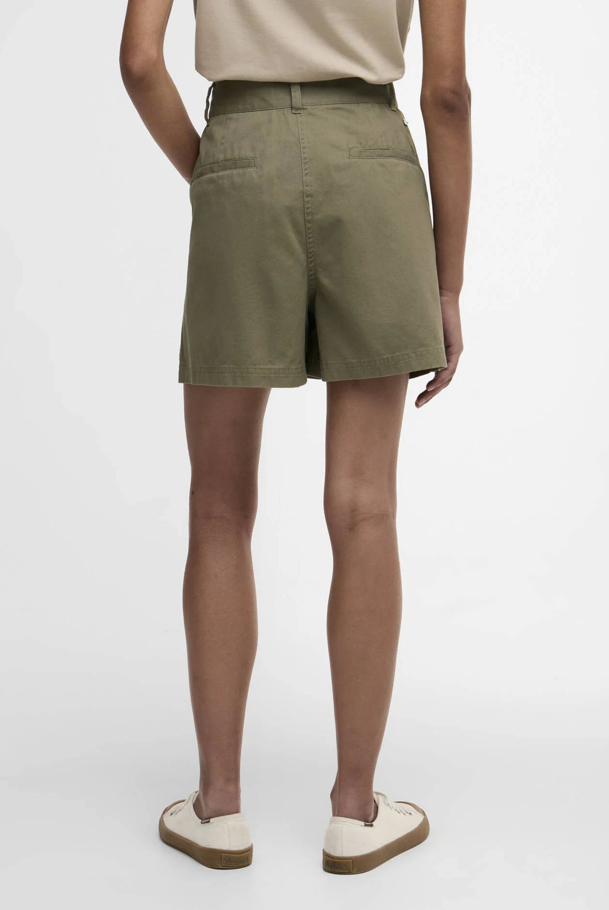 Barbour Dusky Green Fern Shorts #Colour_Dusky Green