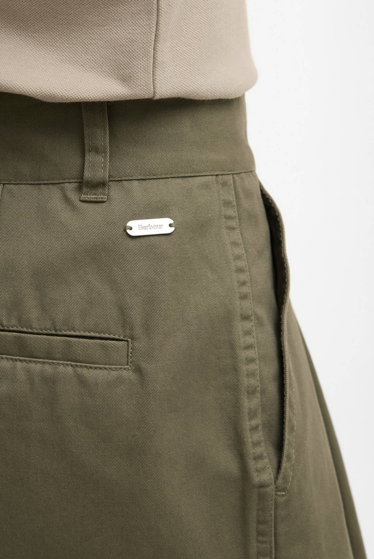 Barbour Dusky Green Fern Shorts #Colour_Dusky Green