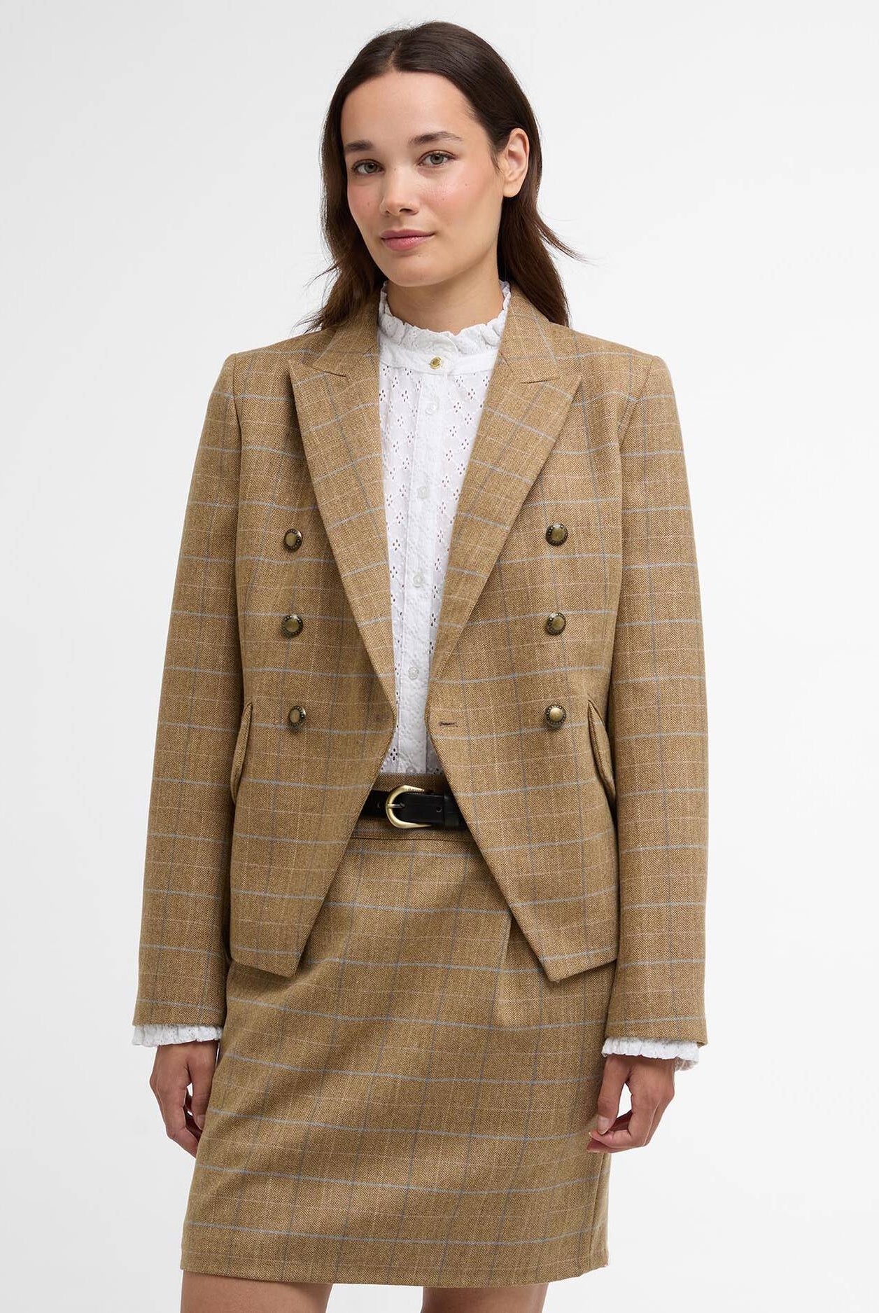 Barbour Soft Blue Wisteria Tailored Blazer #Colour_Soft Blue