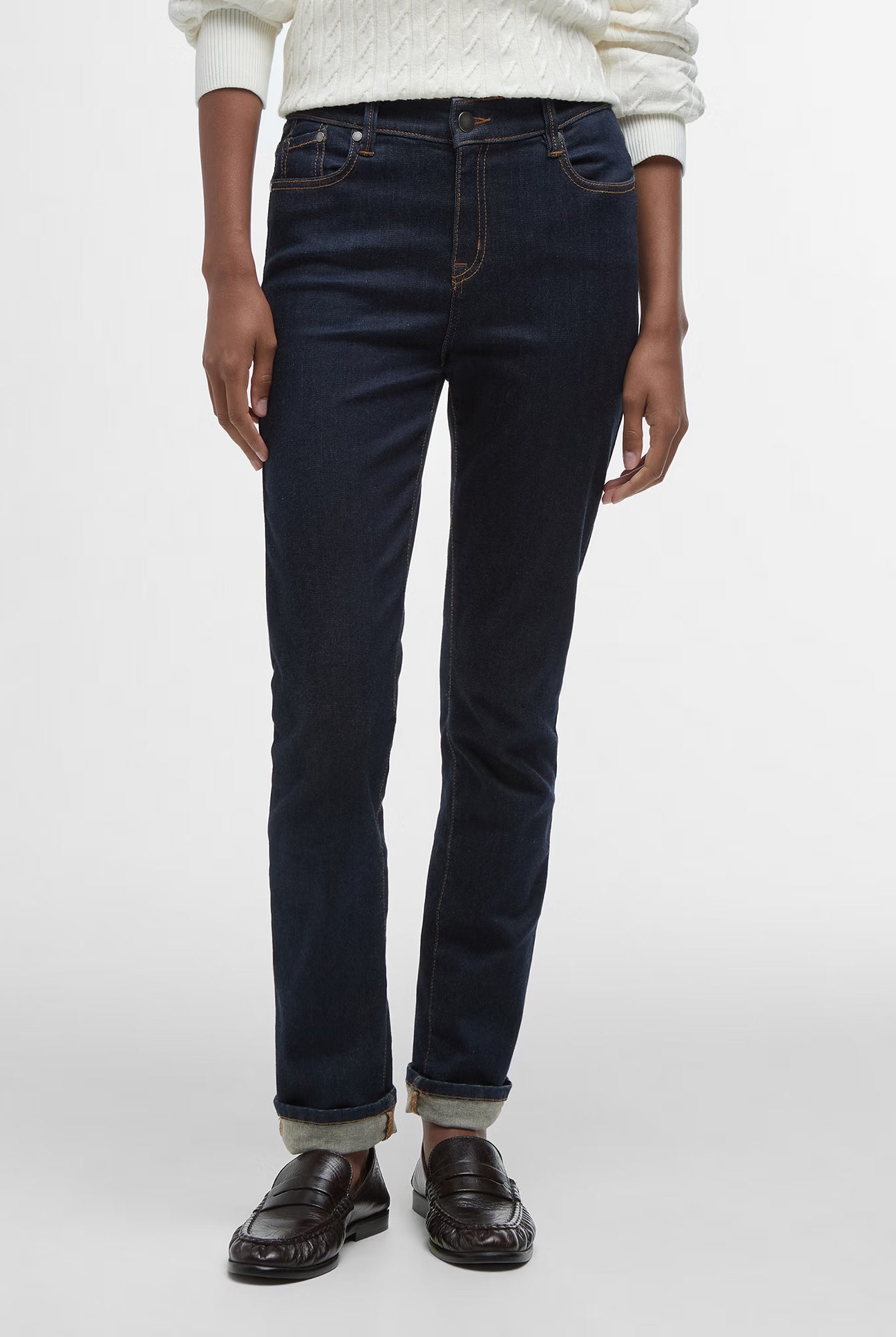 Barbour Essential Slim Jeans #Colour_Rinse Wash