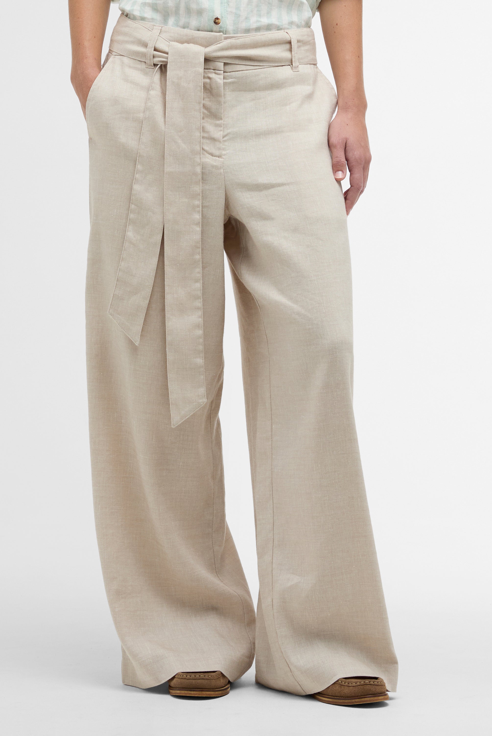 Barbour Mist Gabby Trousers #Colour_Mist