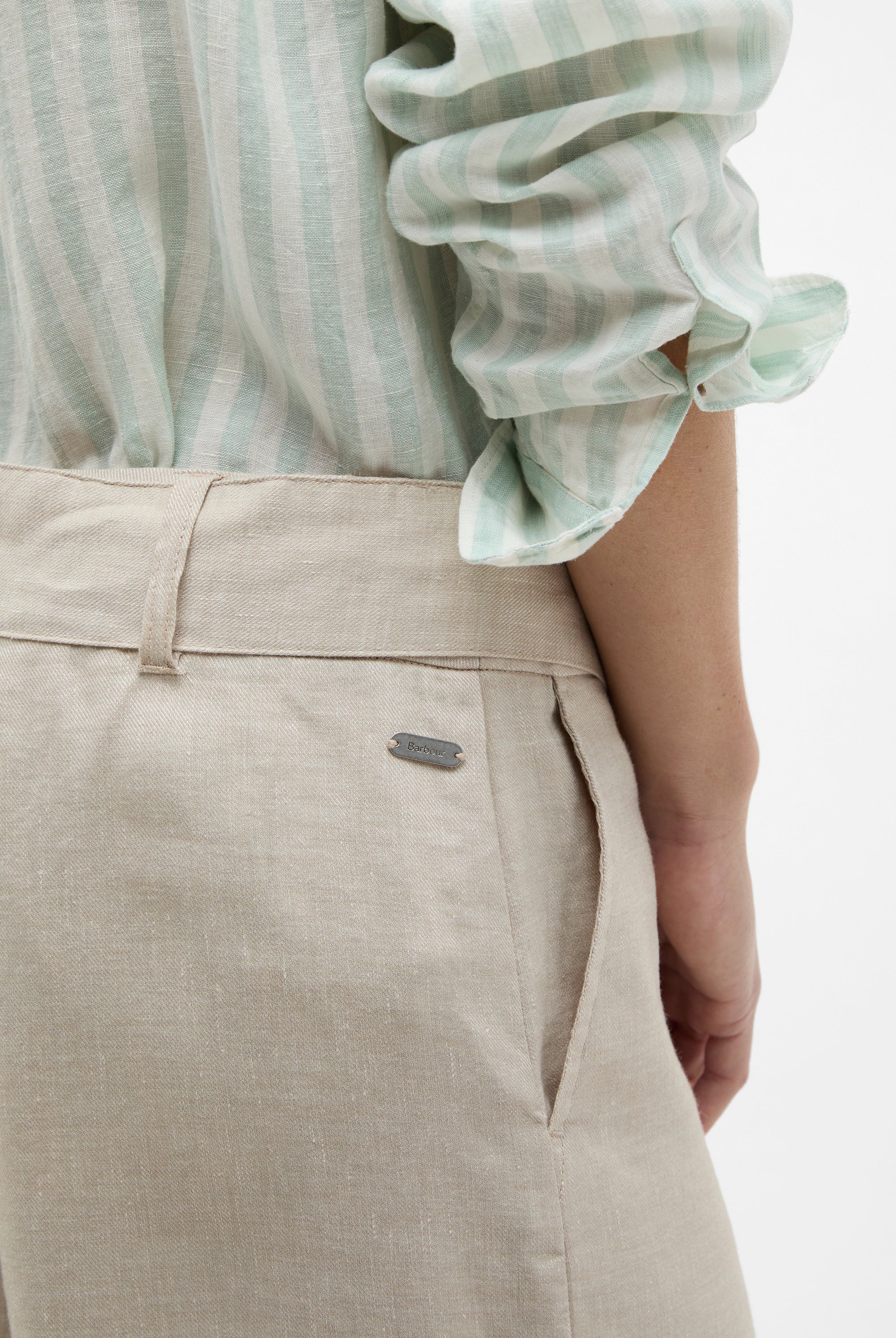 Barbour Mist Gabby Trousers #Colour_Mist