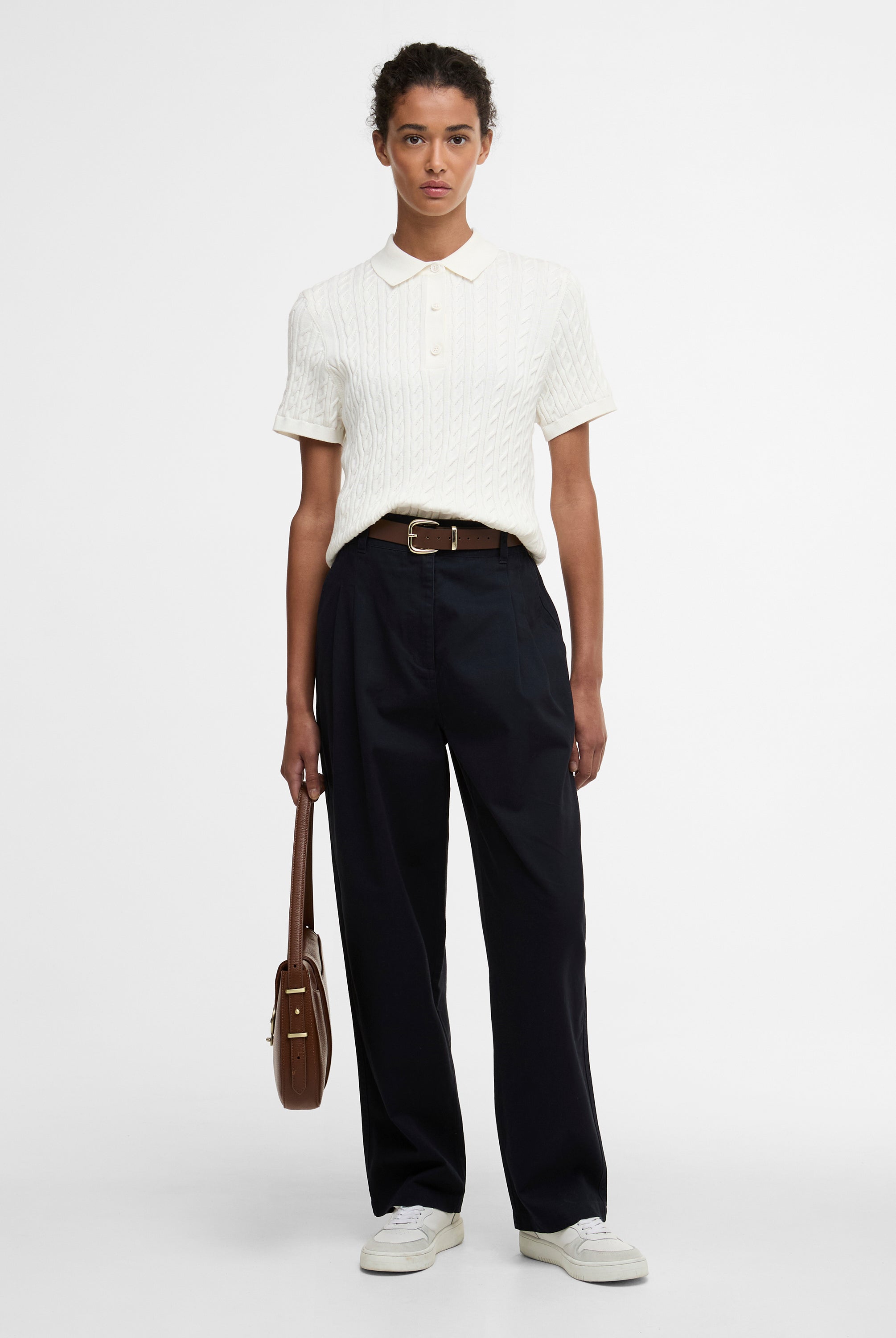 Barbour Navy Fern Trousers #Colour_Navy