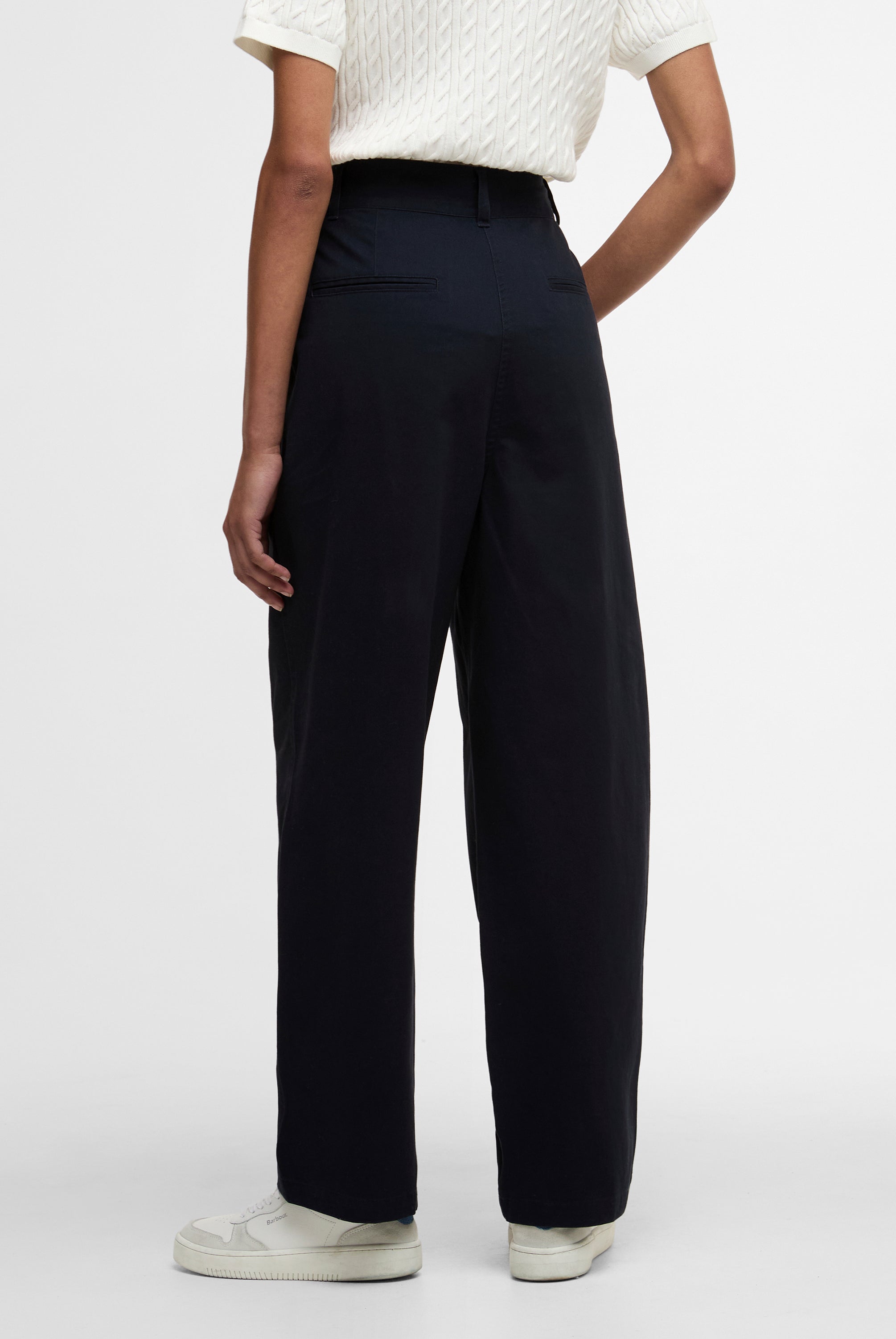 Barbour Navy Fern Trousers #Colour_Navy