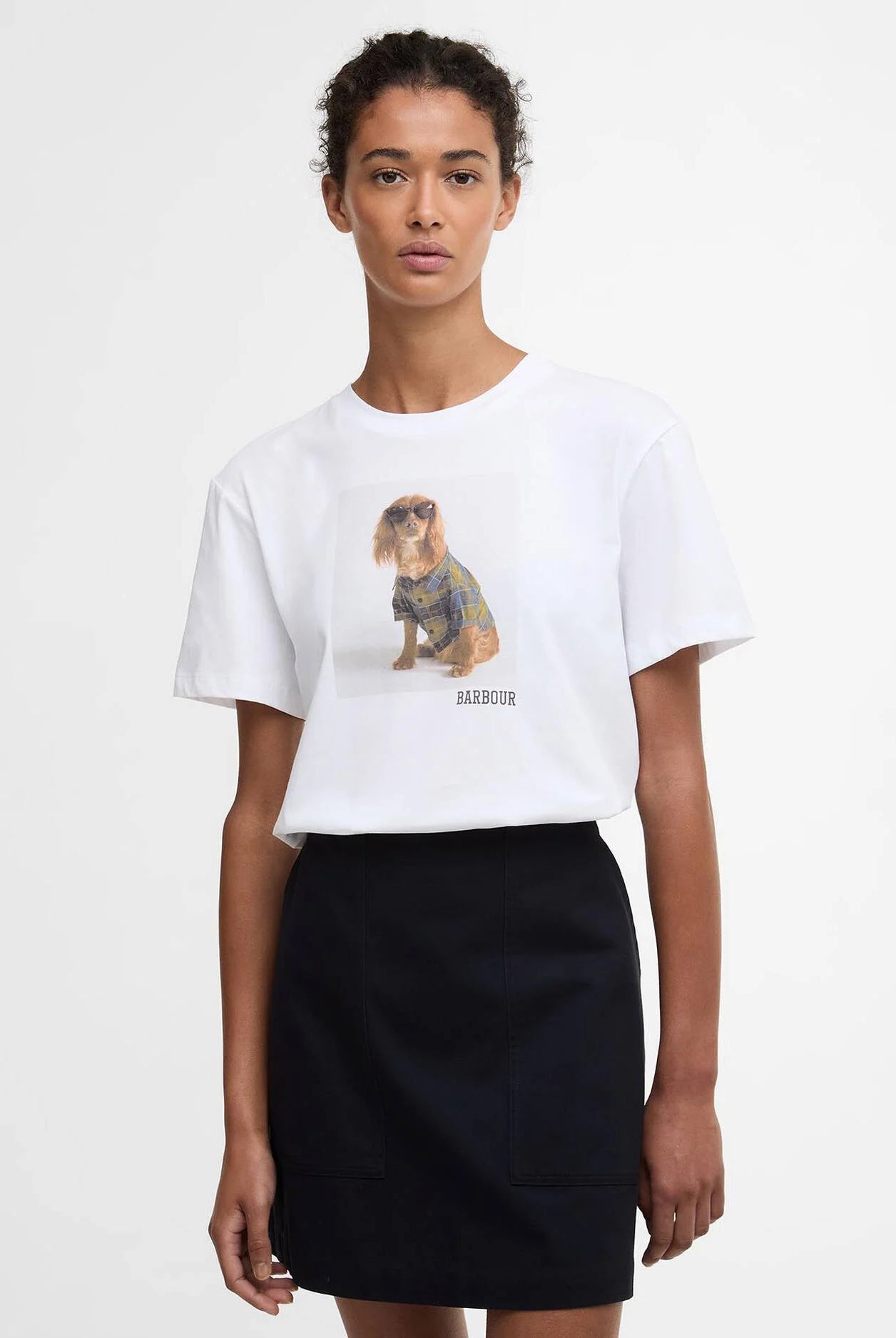 Barbour White Marine T-Shirt #Colour_White