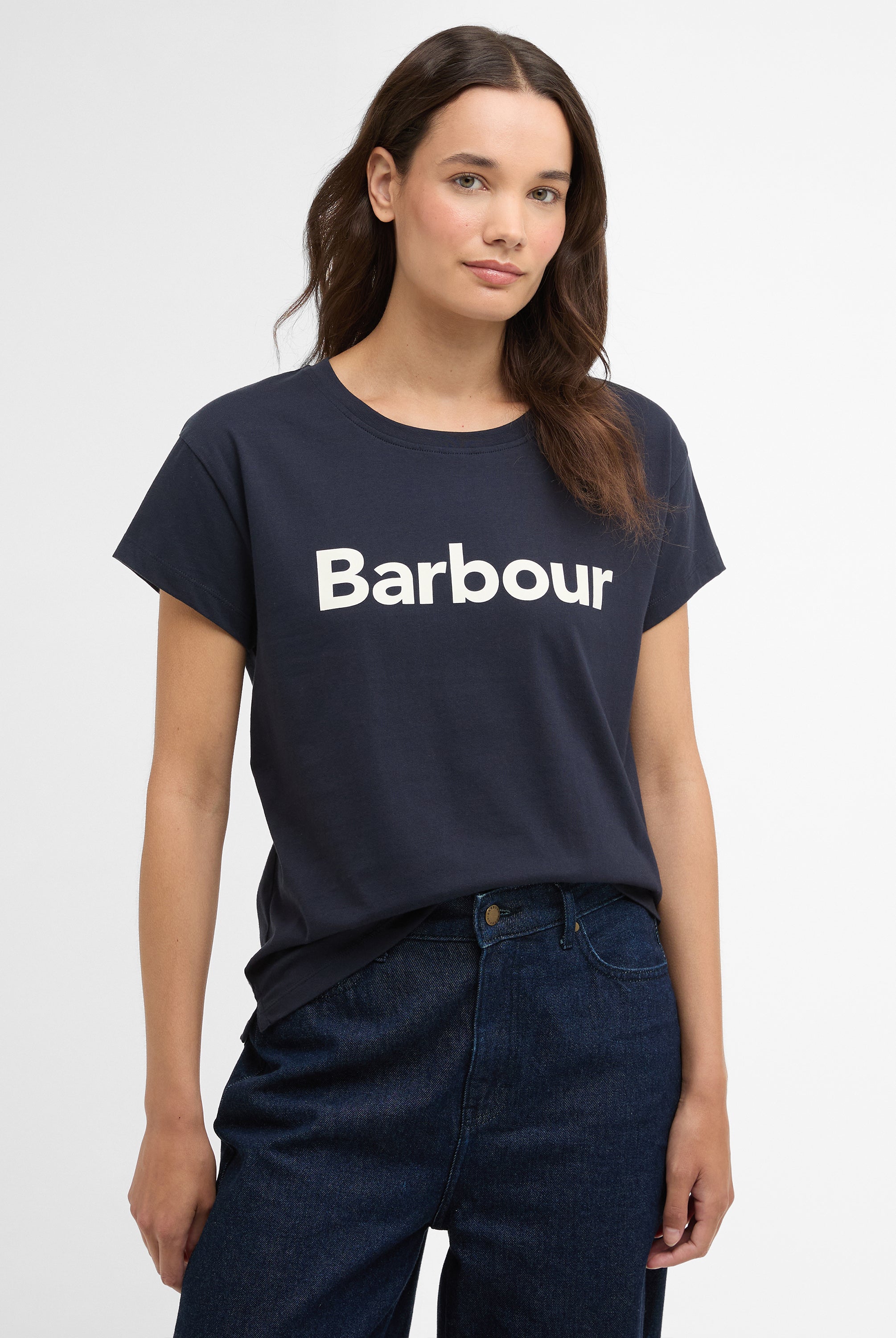 Barbour Navy Hartland T-Shirt #Colour_Navy