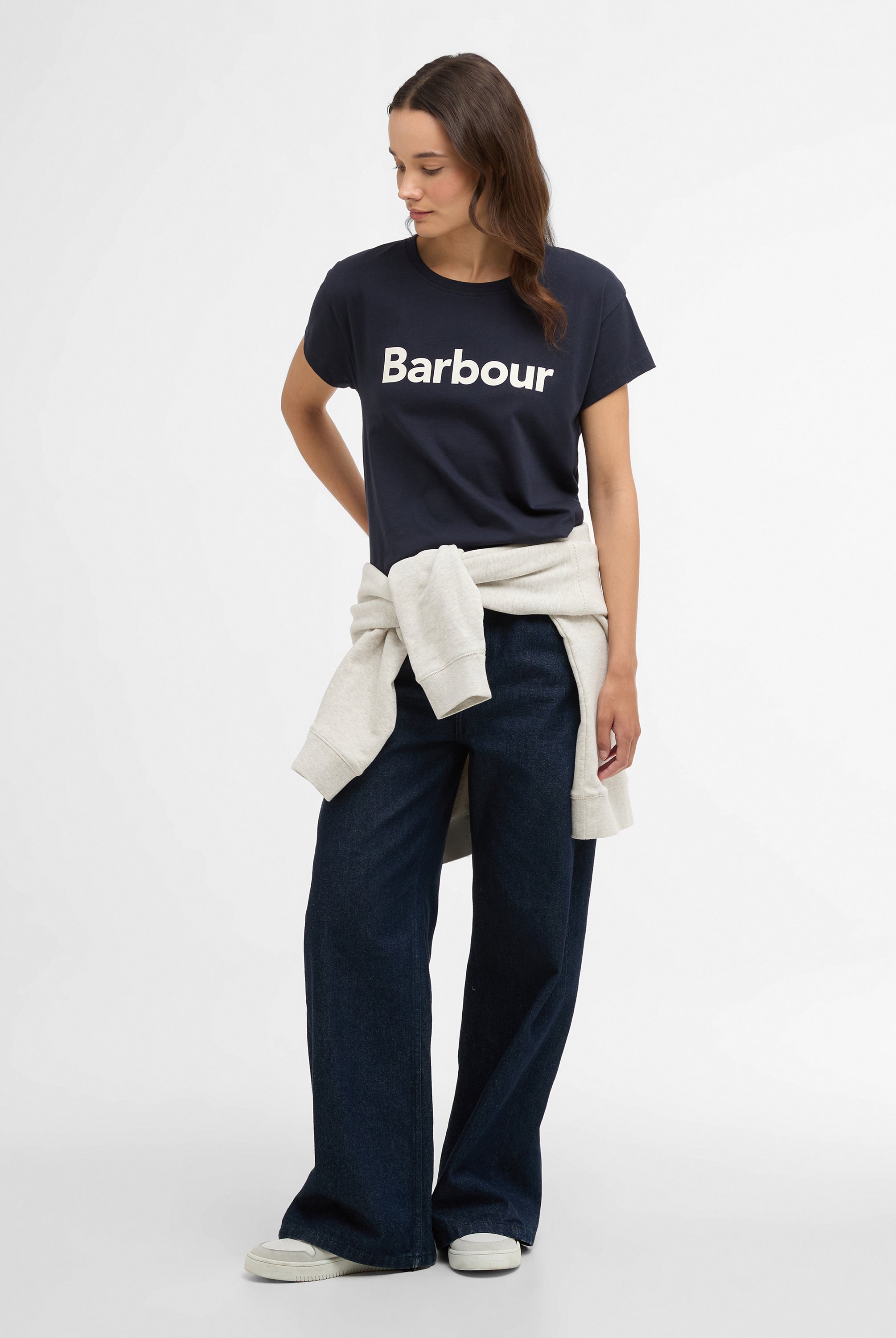 Barbour Navy Hartland T-Shirt #Colour_Navy