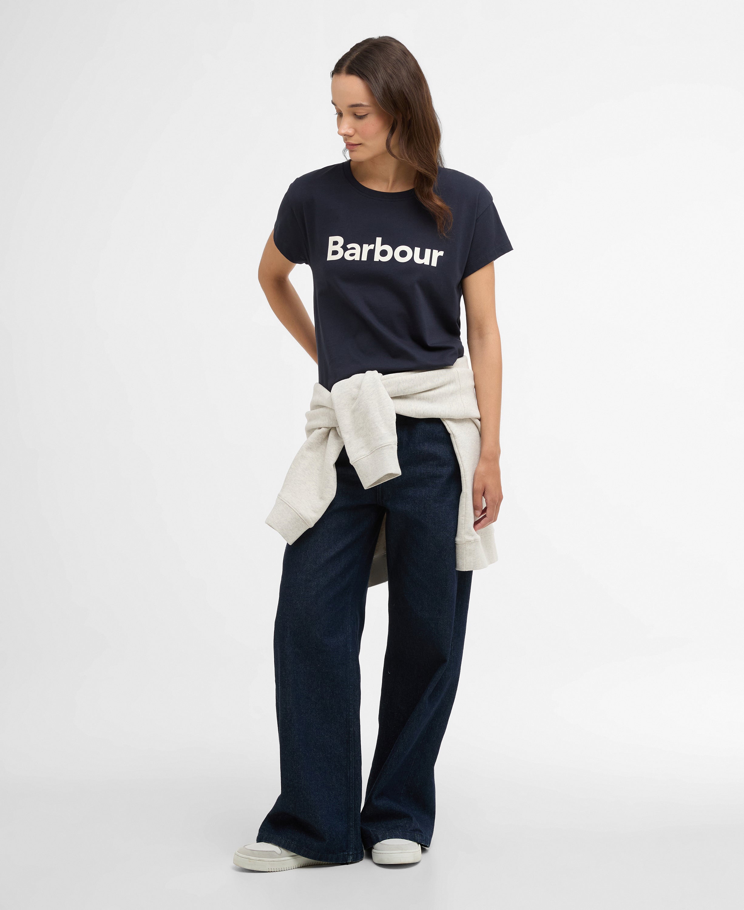 Barbour Navy Hartland T-Shirt #Colour_Navy