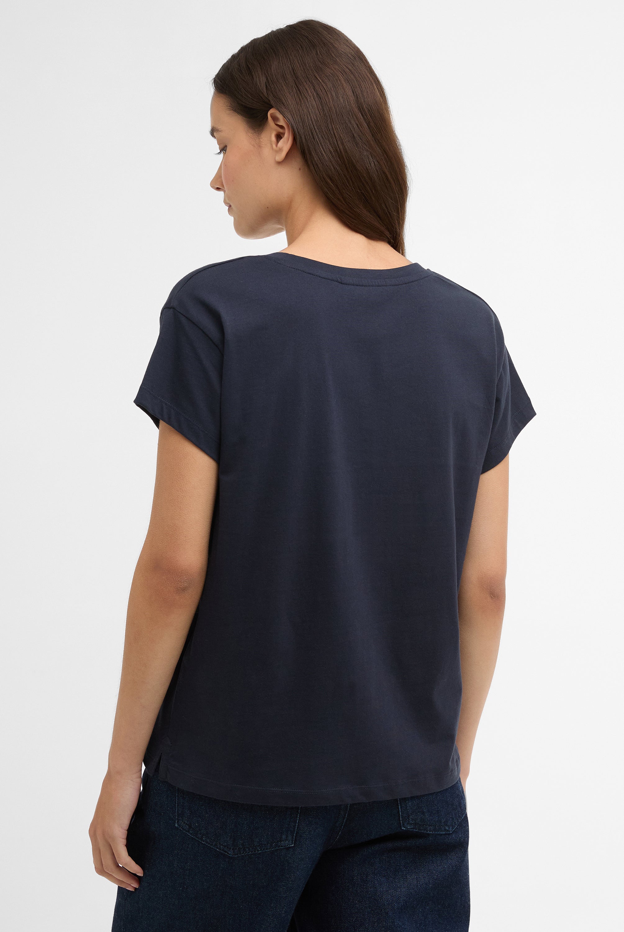 Barbour Navy Hartland T-Shirt #Colour_Navy