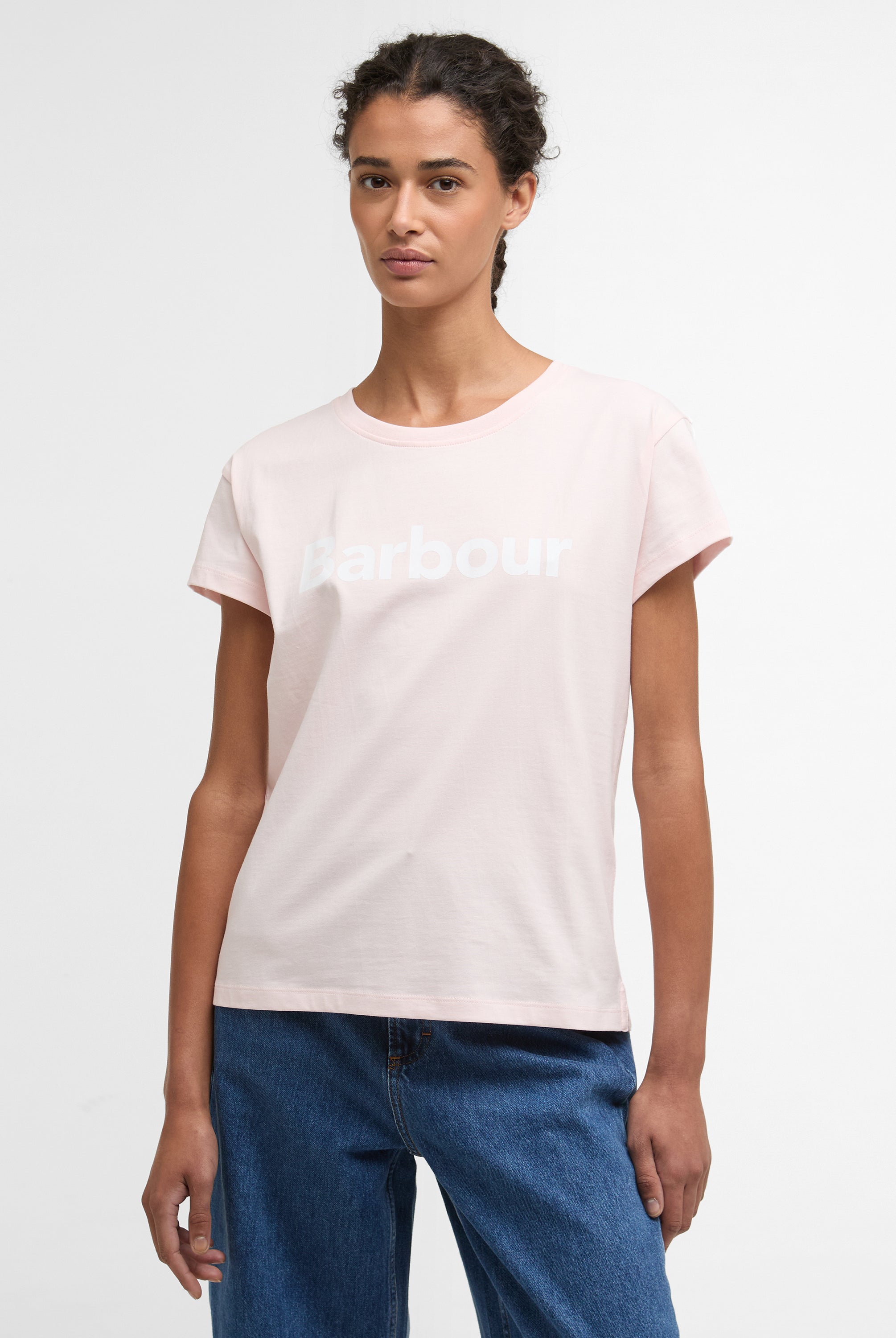 Barbour Pink Hartland T-Shirt #Colour_Pink