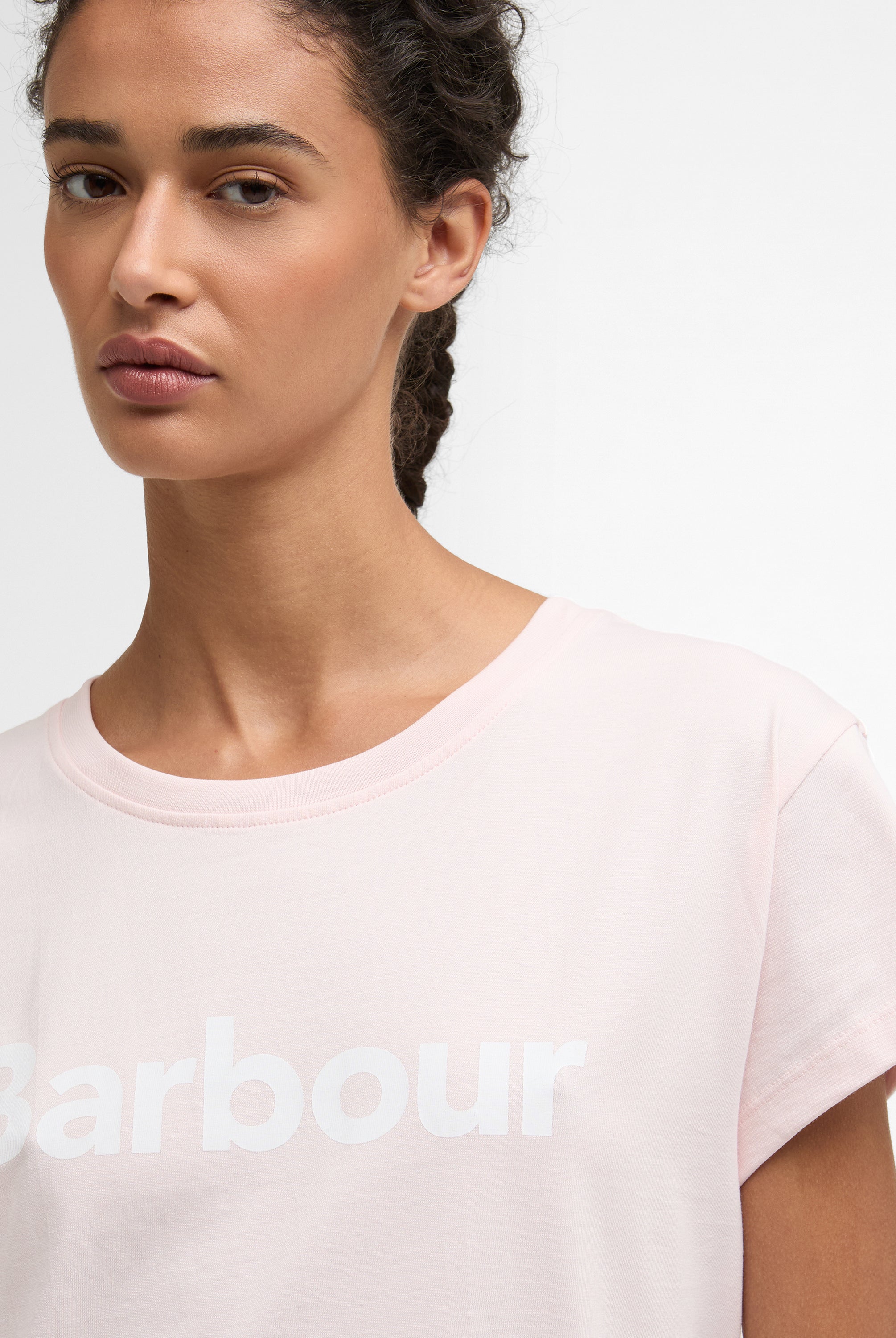 Barbour Pink Hartland T-Shirt #Colour_Pink