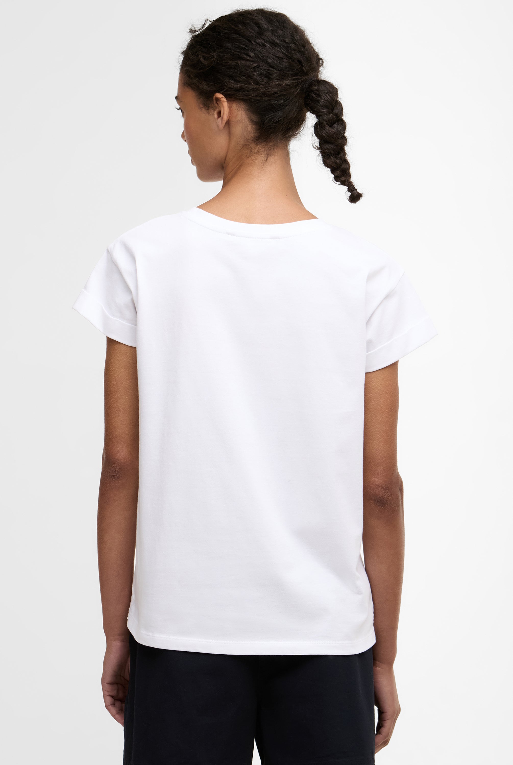 Barbour White Bede T-Shirt #Colour_White