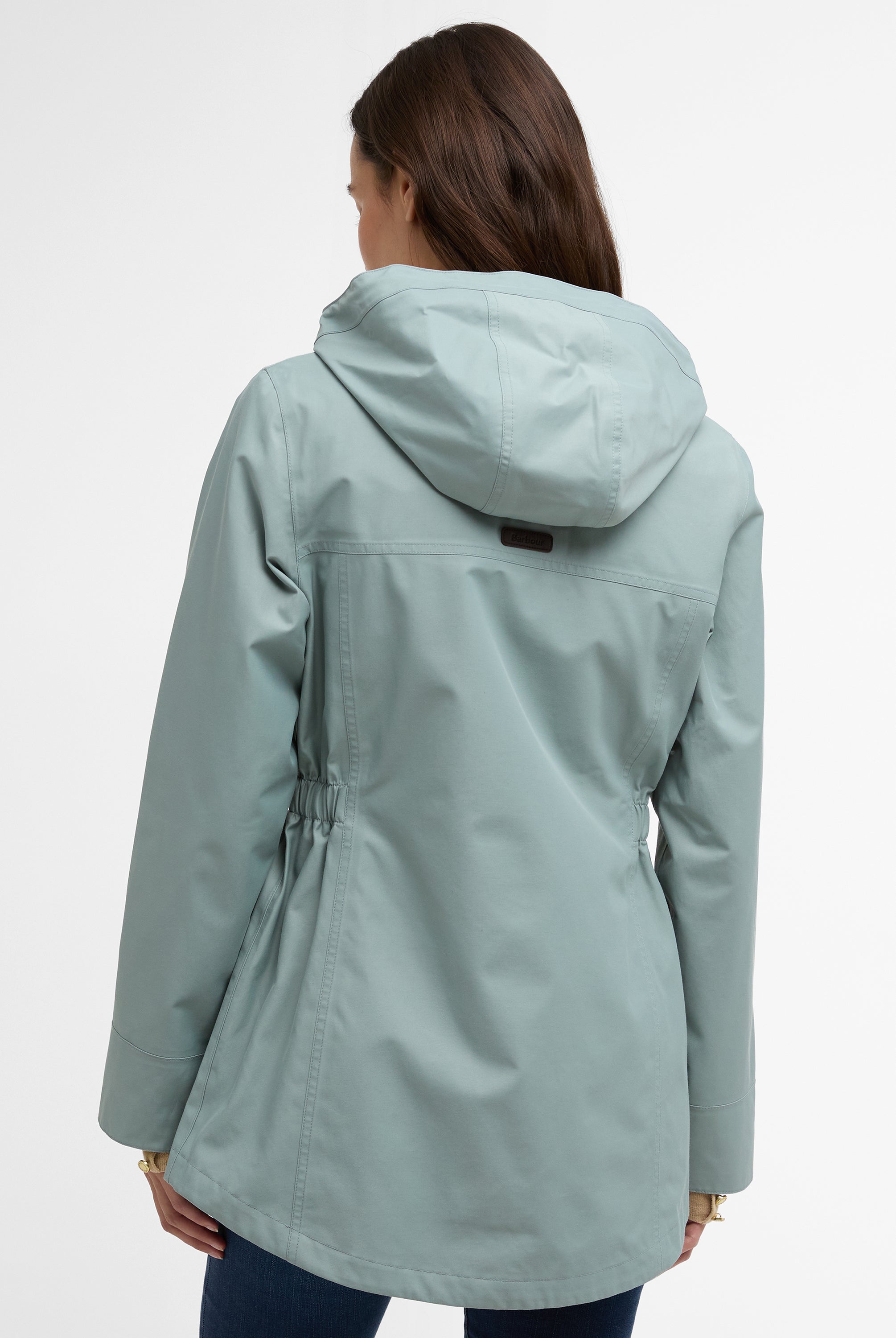 Barbour Blue Sage/Gardenia Maple Waterproof Jacket #Colour_Blue Sage/Gardenia