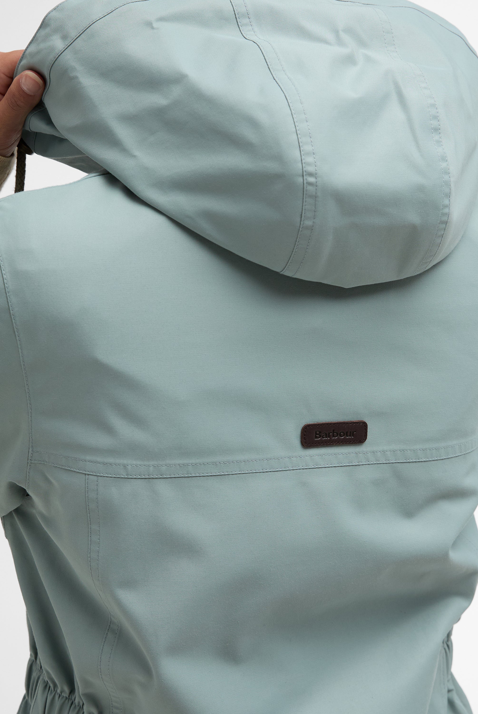 Barbour Blue Sage/Gardenia Maple Waterproof Jacket #Colour_Blue Sage/Gardenia