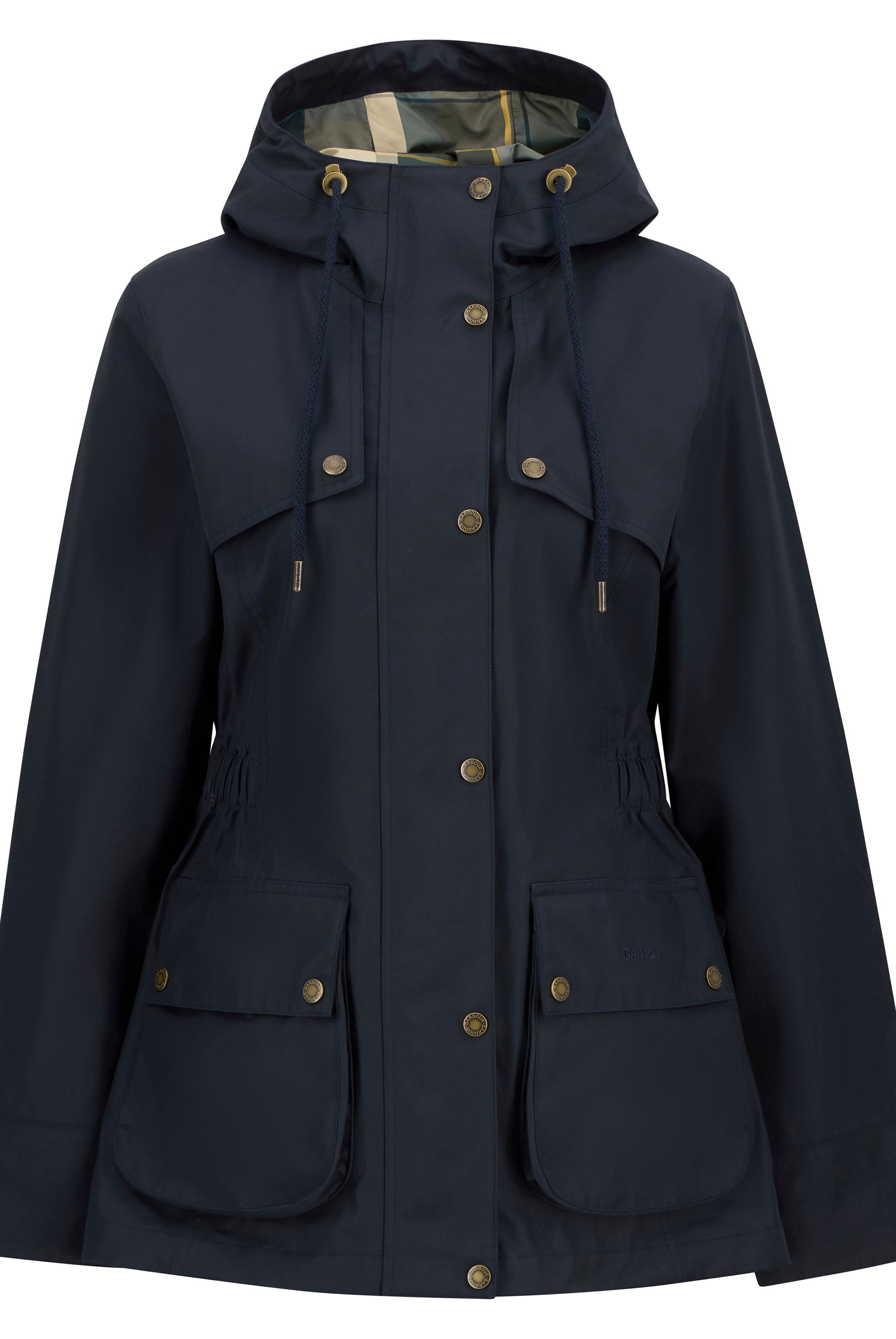 Barbour Dark Navy/Ancient Maple Waterproof Jacket #Colour_Dark Navy/Ancient