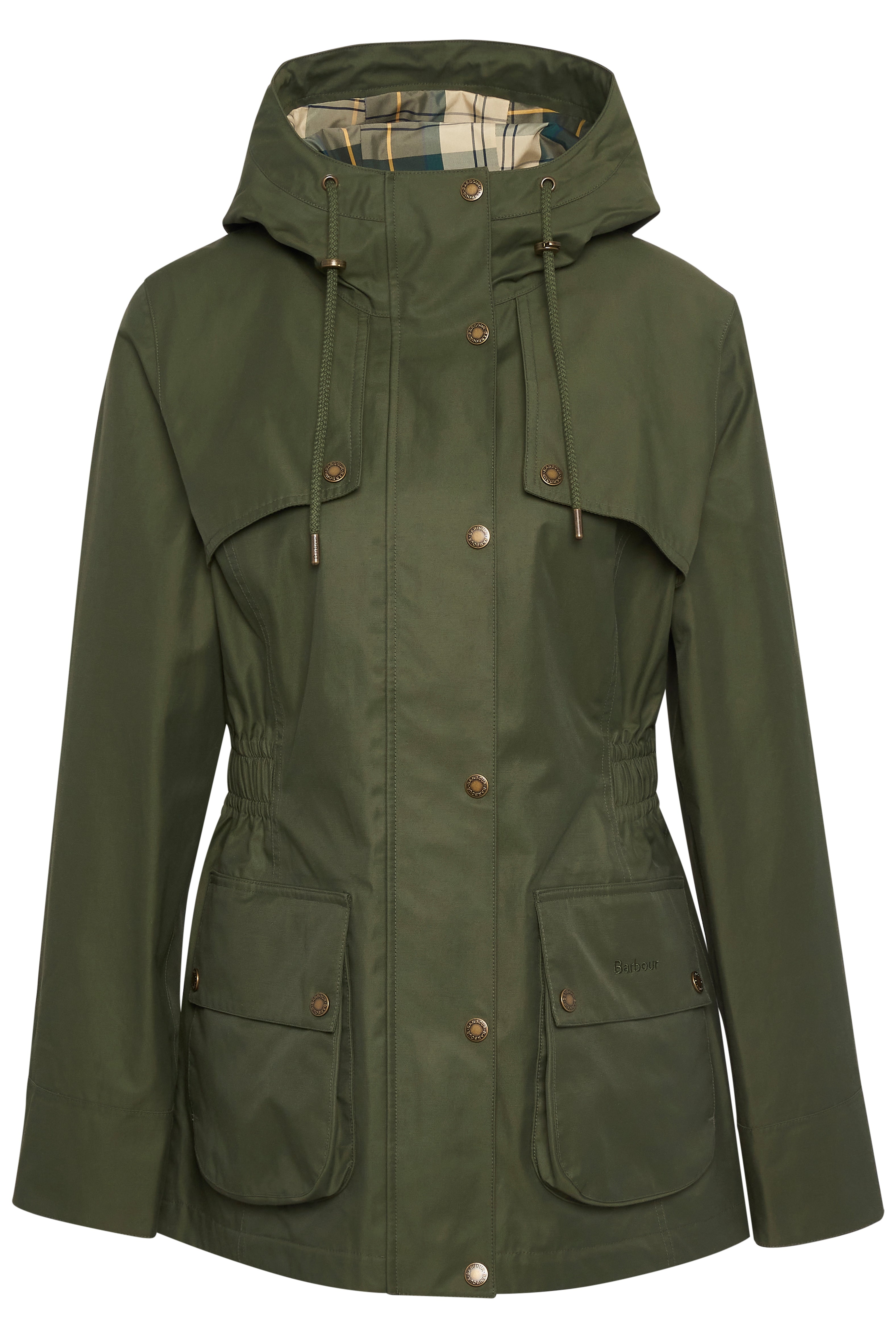 Barbour Olive/Ancient Maple Waterproof Jacket #Colour_Olive/Ancient