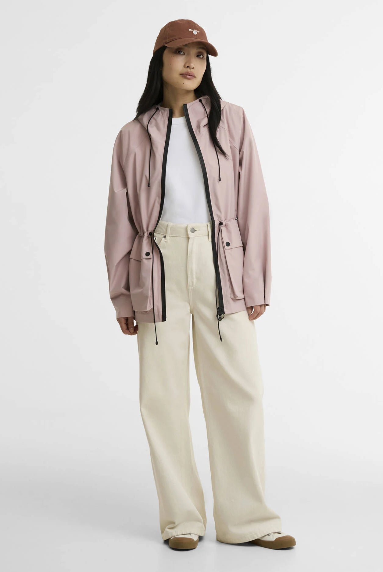 Barbour Gardenia/Fondant Dovecragg Waterproof Jacket #Colour_Gardenia/Fondant