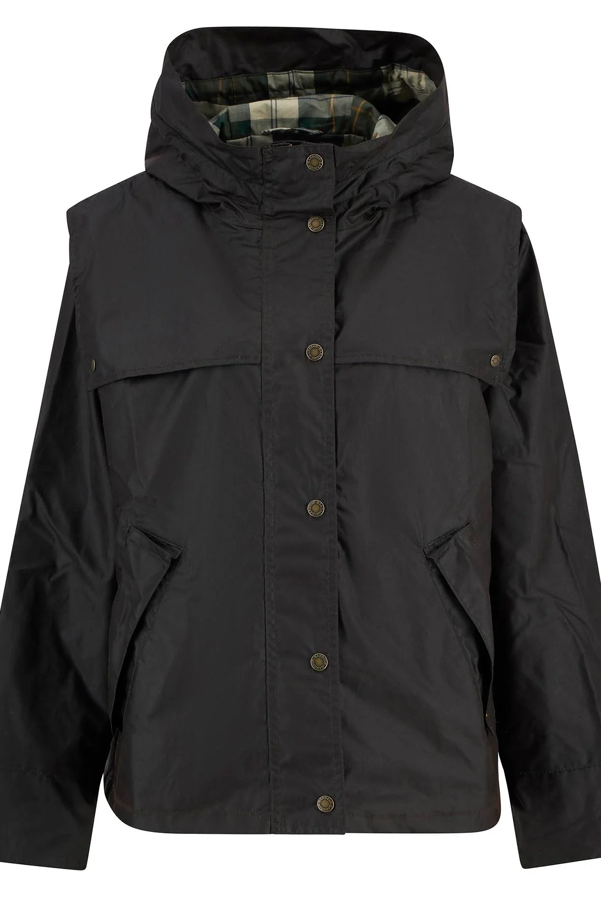 Barbour Rustic/Ancient Ornella Wax Jacket #Colour_Rustic/Ancient
