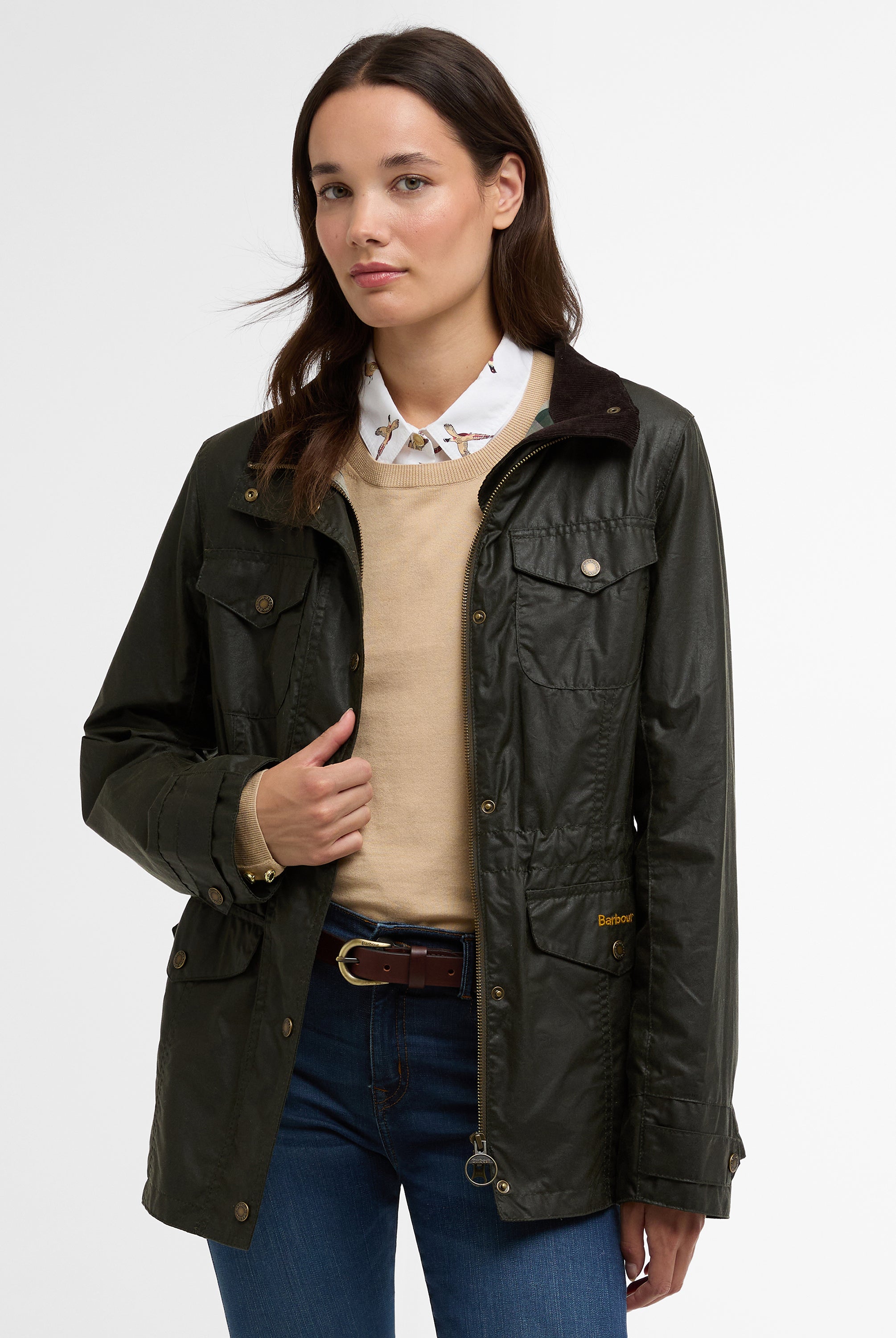 Barbour Archive Olive/Ancient Summer Sapper Wax Jacket #Colour_Archive Olive/Ancient