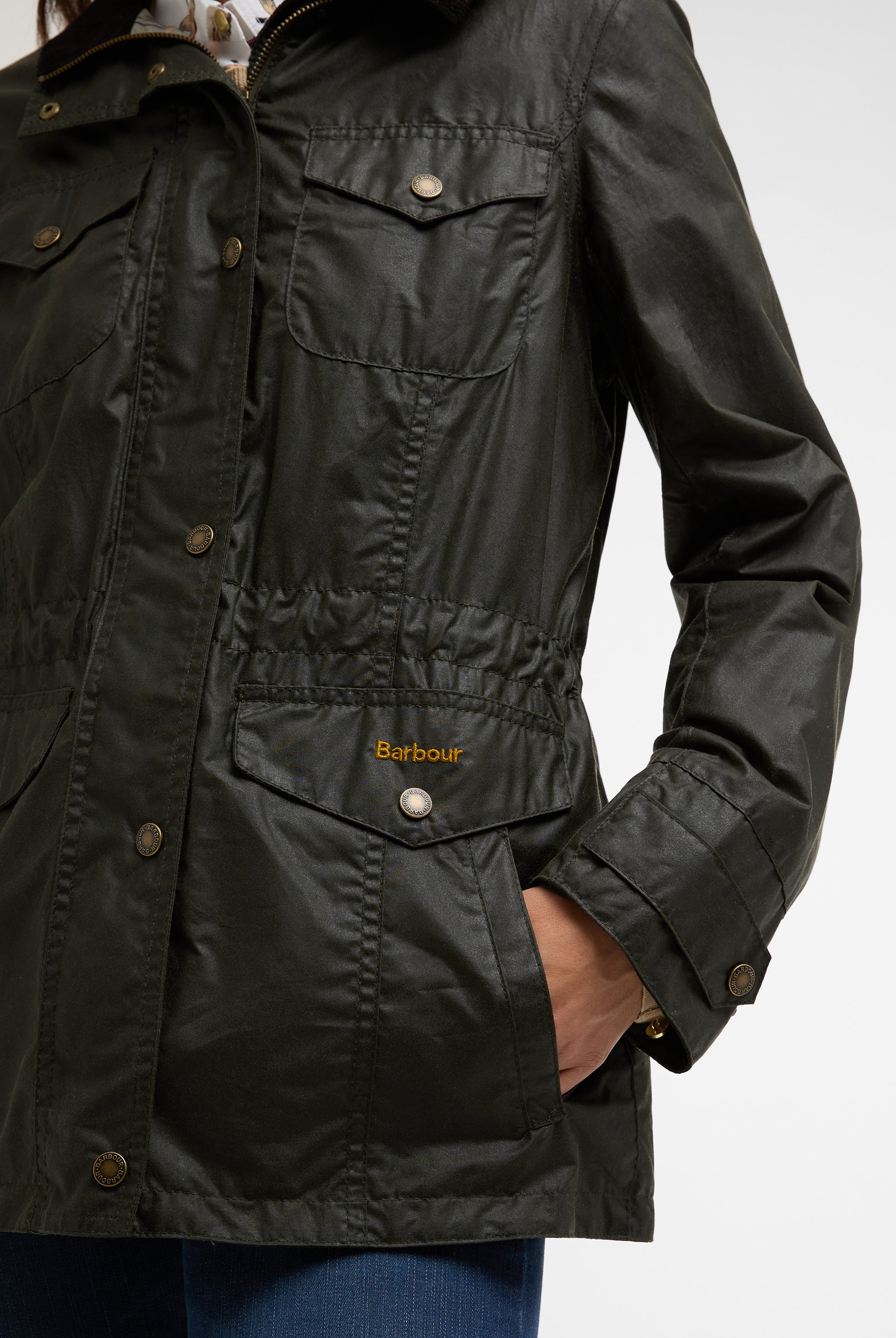 Barbour Archive Olive/Ancient Summer Sapper Wax Jacket #Colour_Archive Olive/Ancient