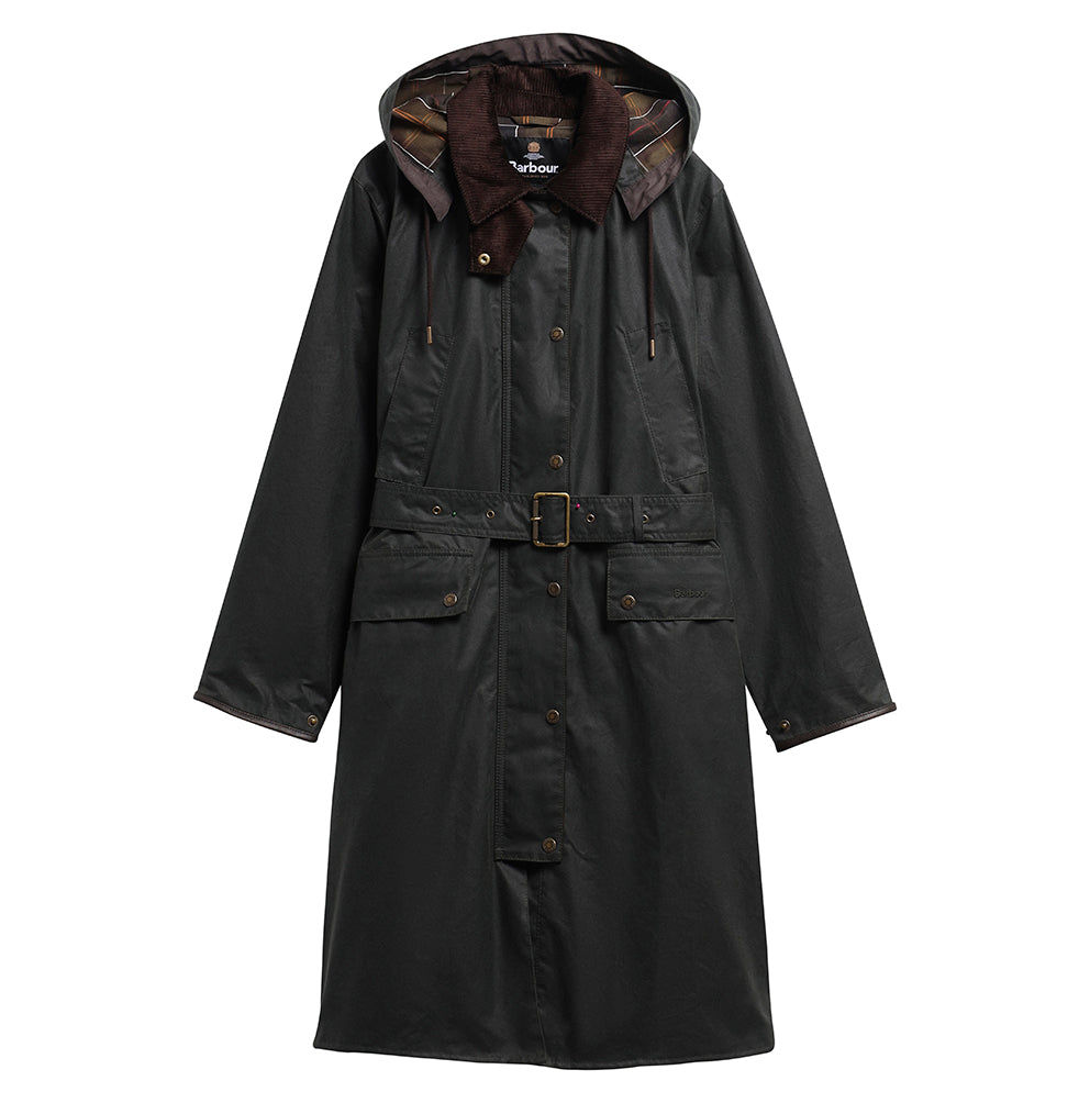 Barbour Antoinette Wax Jacket #Colour_Sage/Classic