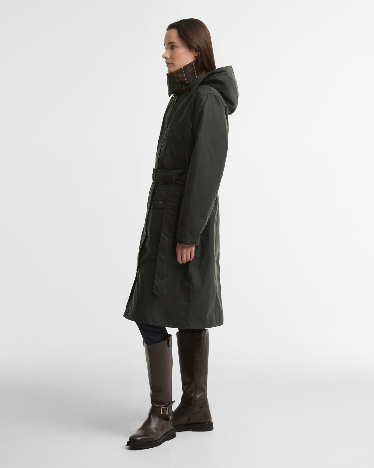 Barbour Antoinette Wax Jacket #Colour_Sage/Classic