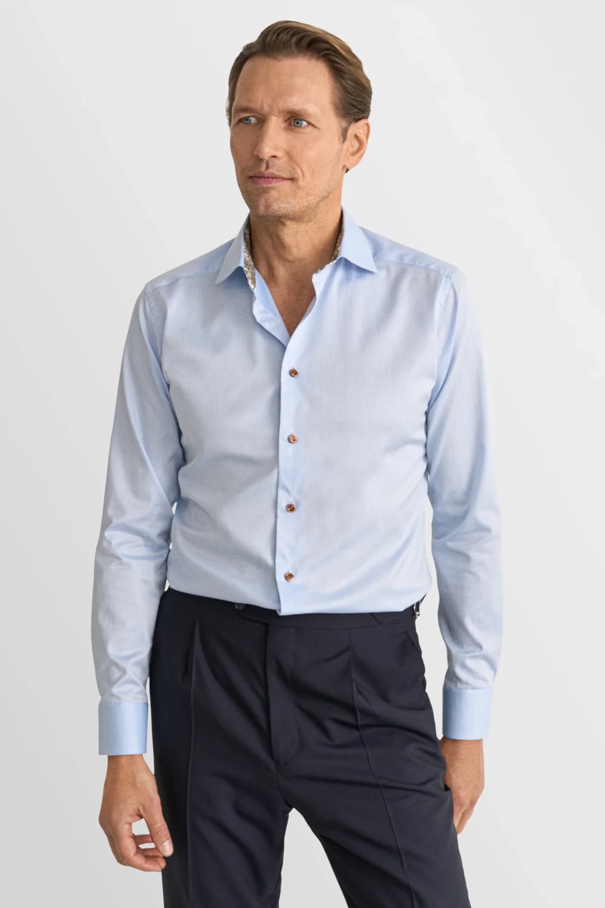 Paisley Effect Signature Twill Shirt